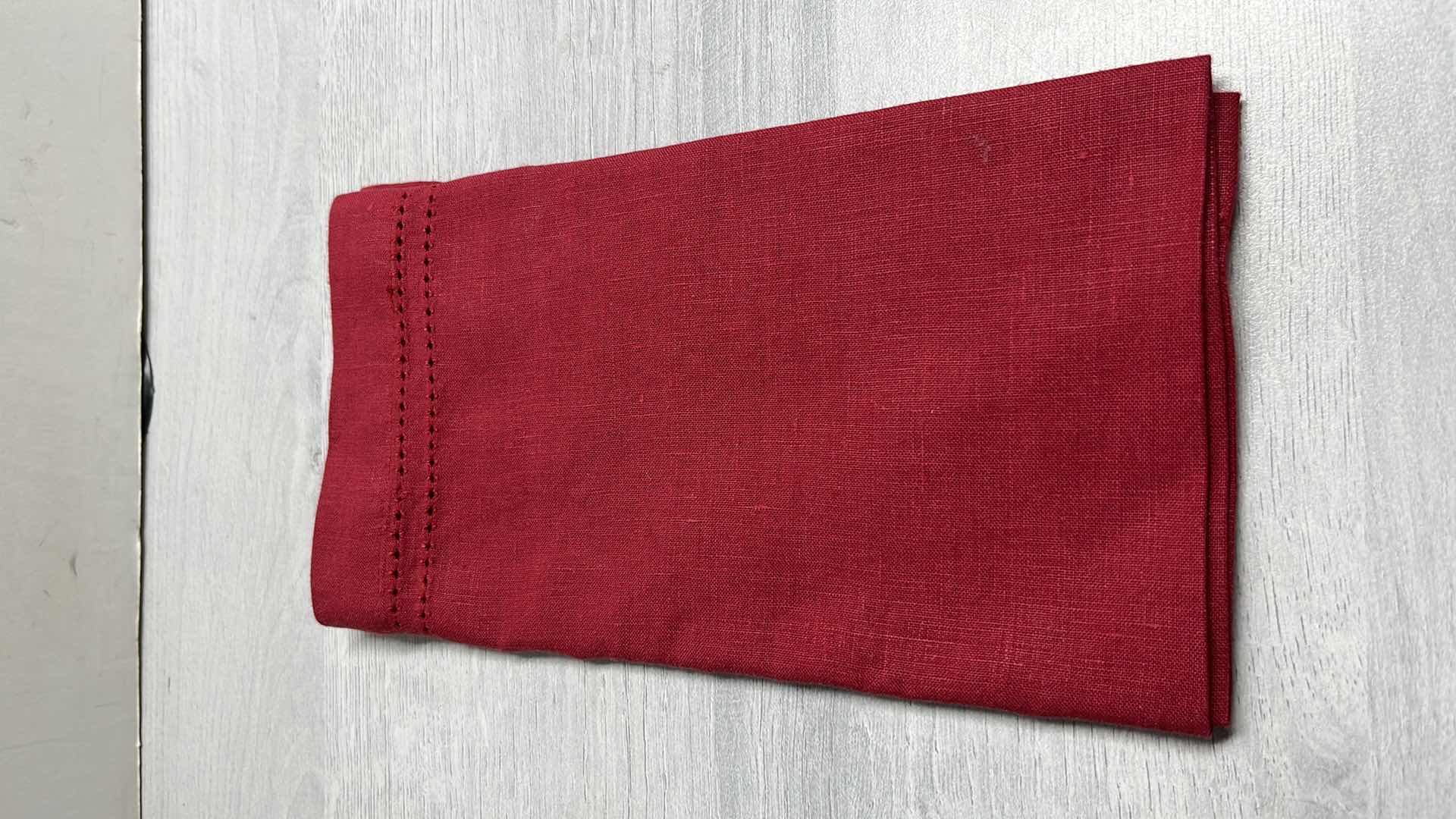 Photo 1 of WILLIAMS SONOMA SNOWMAN COLLECTION SALT/PEPPER SHAKERS, CANDLES, NAPKIN RINGS & 20” LINEN NAPKINS