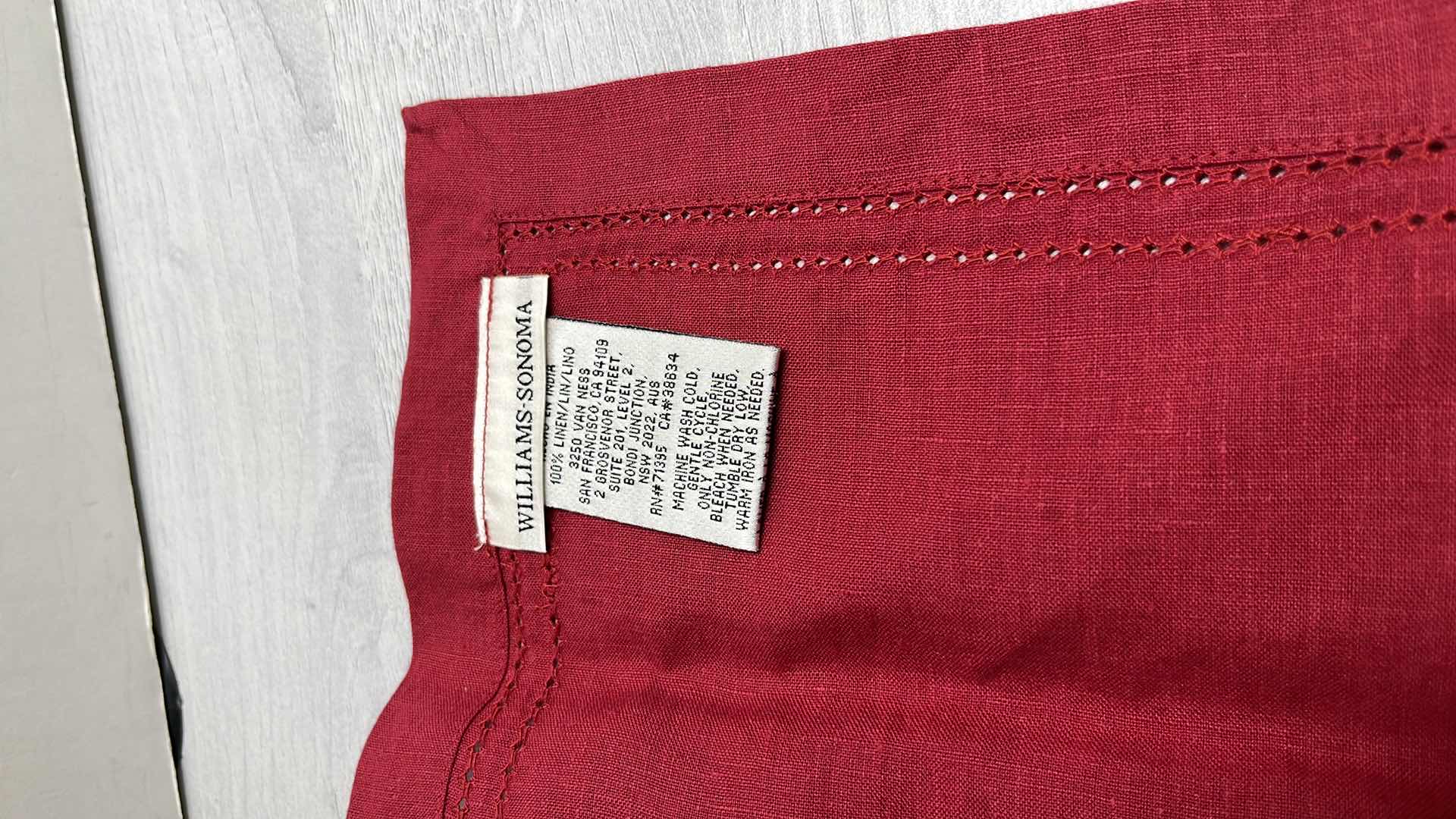 Photo 1 of WILLIAMS SONOMA SNOWMAN COLLECTION SALT/PEPPER SHAKERS, CANDLES, NAPKIN RINGS & 20” LINEN NAPKINS