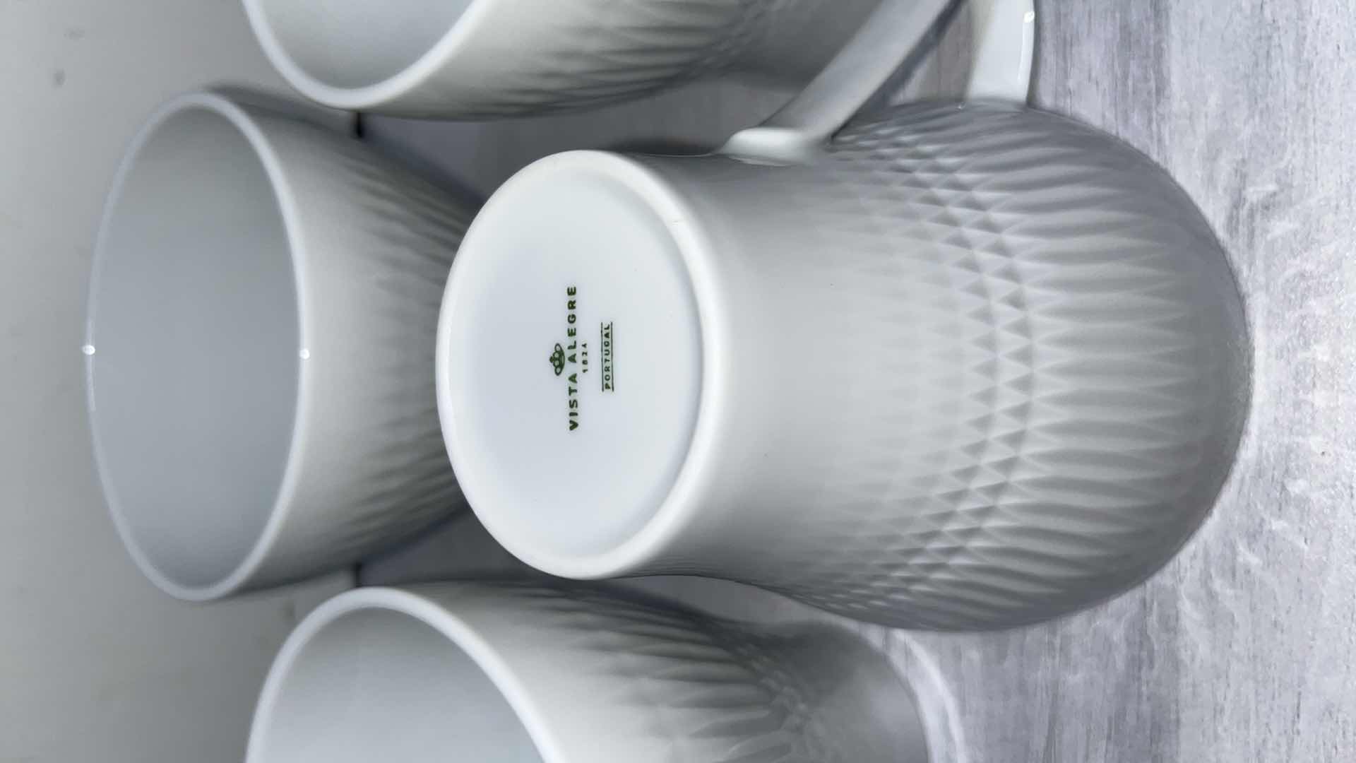 Photo 1 of VISTA ALEGRE UTOPIA COLLECTION MUG 4” X 4.5” (4)