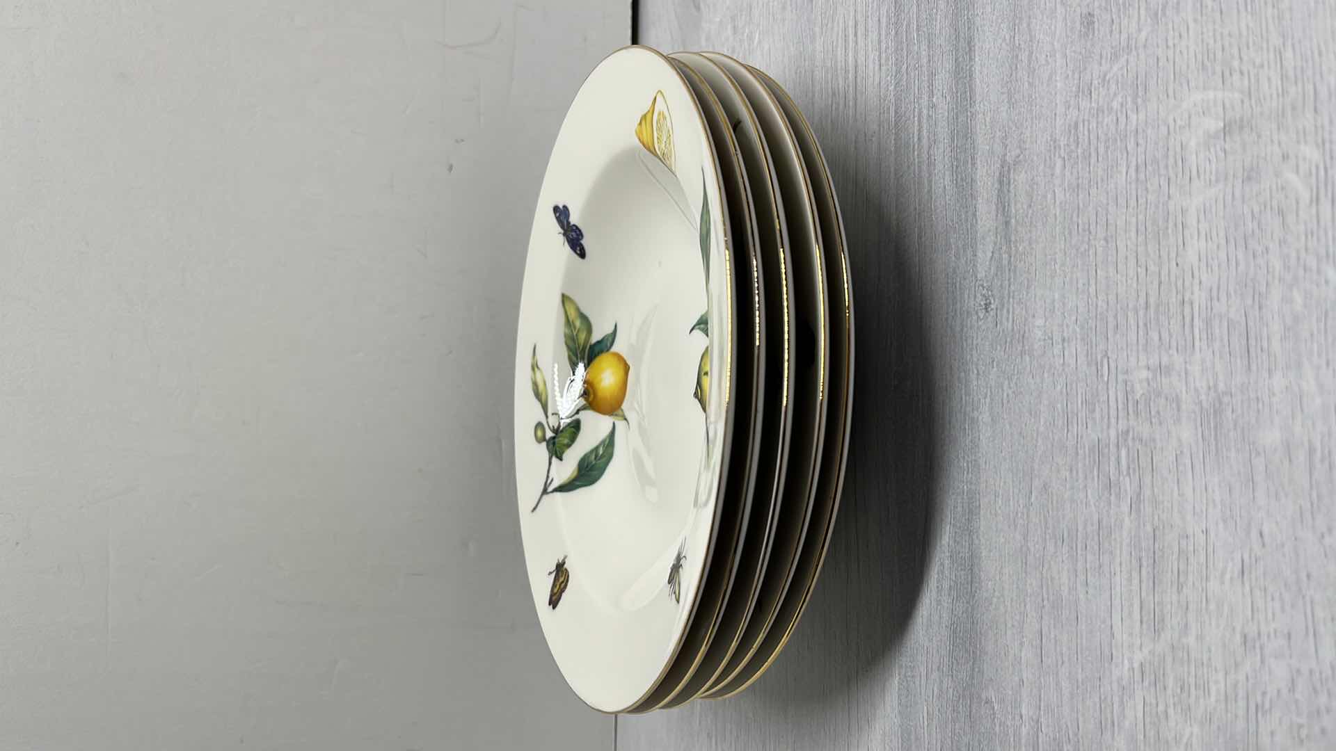 Photo 1 of TANIA BULHOES MARQUESA COLLECTION PORCELAIN SOUP BOWL 8.6” X 1.5” (5)