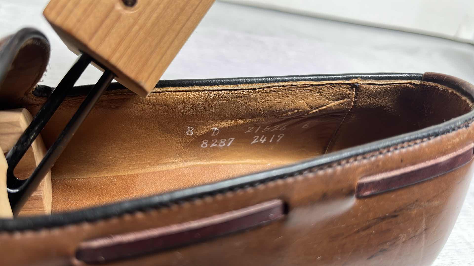 Photo 1 of ALLEN EDMONDS GRAYSON SHELL CORDOVAN TASSEL LOAFER, SIZE 8D