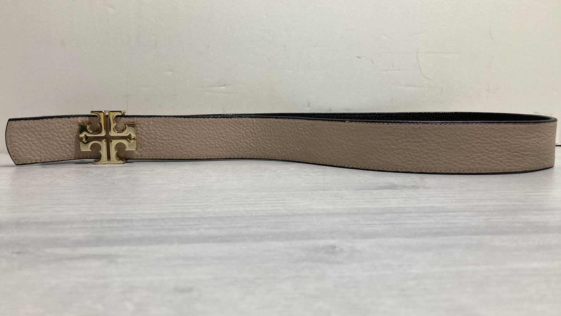 Photo 1 of TORY BURCH REVERSIBLE BLACK & TAN BELT 34”