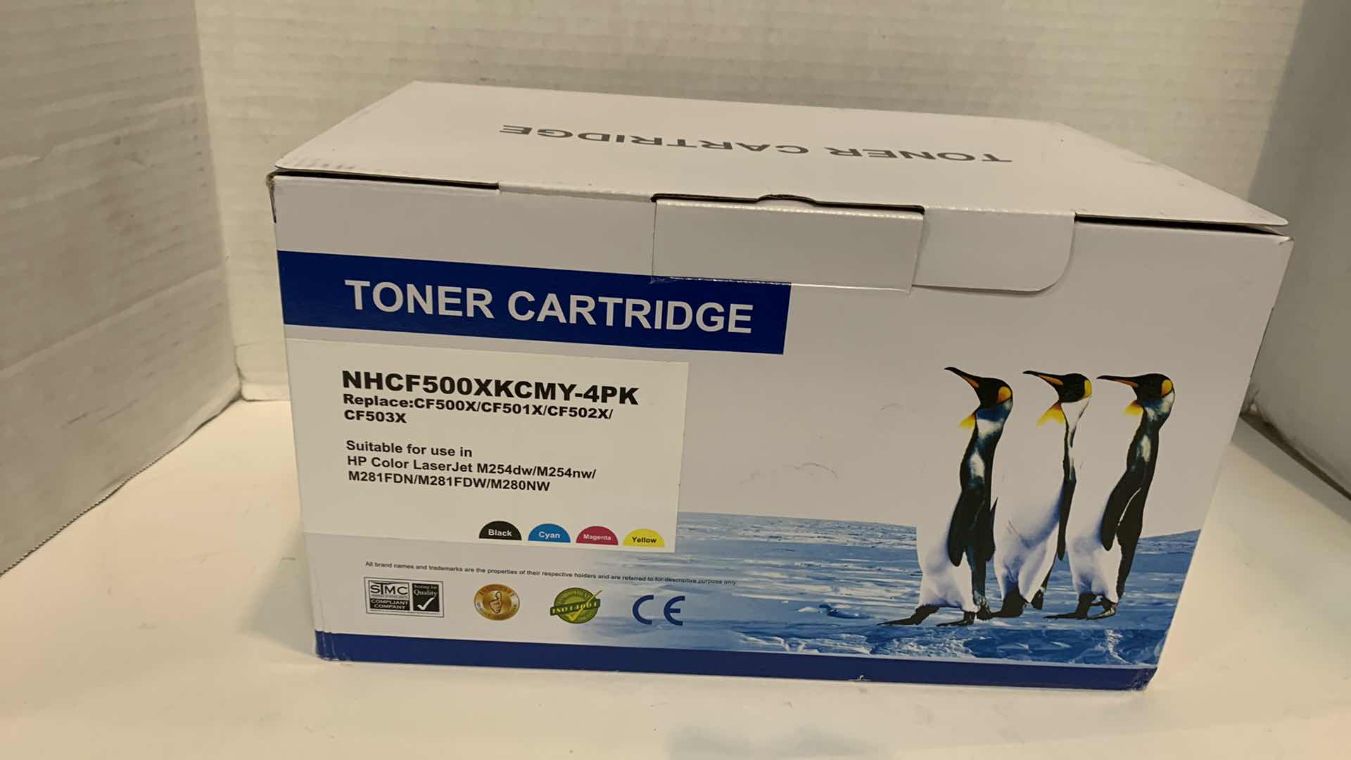 Photo 1 of HP COLOR LASER JET M254DW TONER CARTRIDGES 4PACK