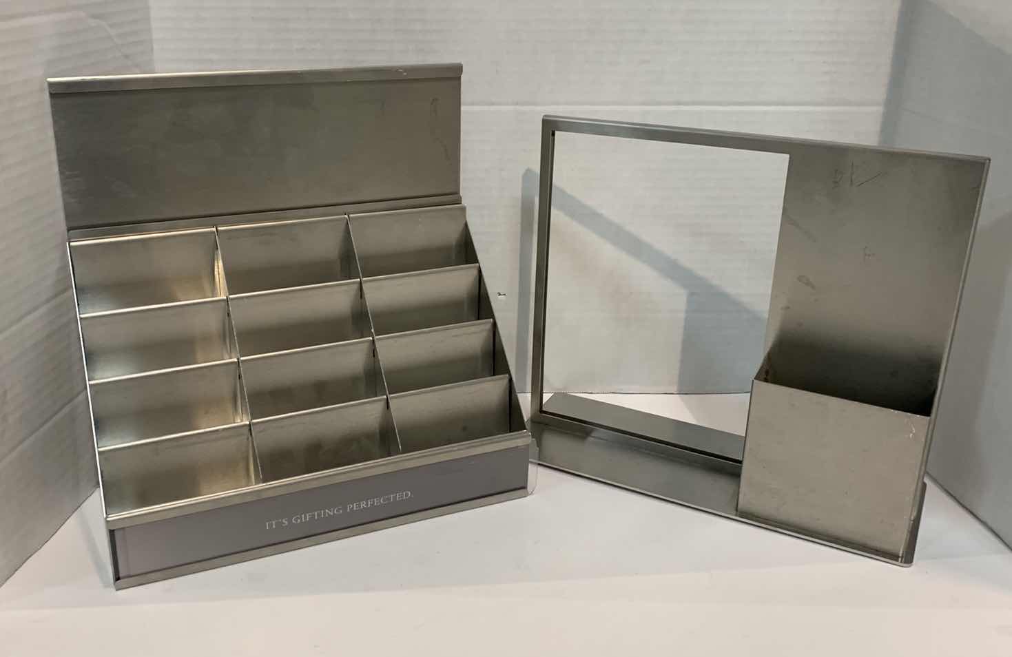 Photo 1 of METAL CARD AND SIGN HOLDERS 13” TALL