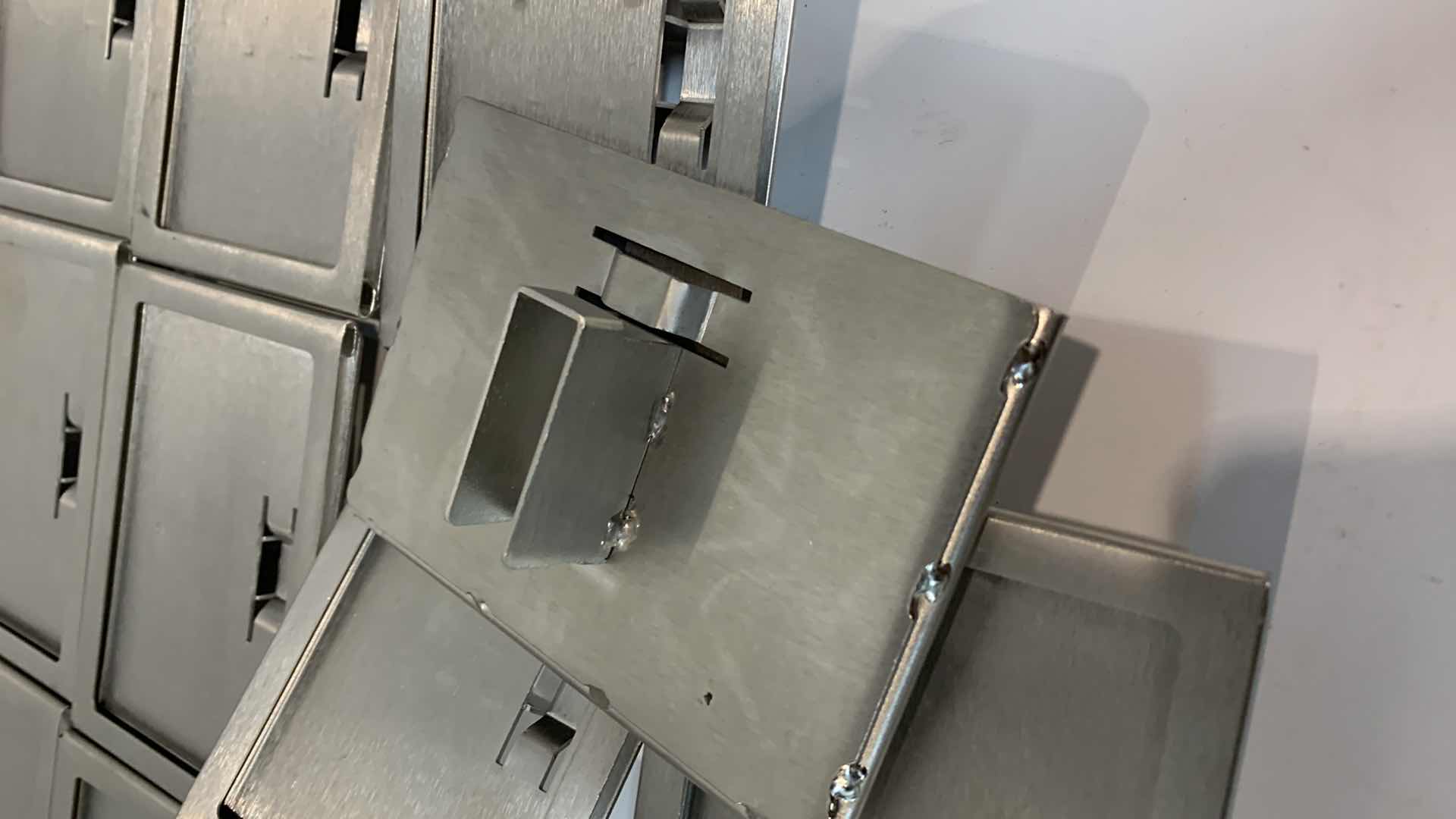 Photo 1 of EIGHTEEN METAL RETAIL SIGN HOLDERS 4” X 5”