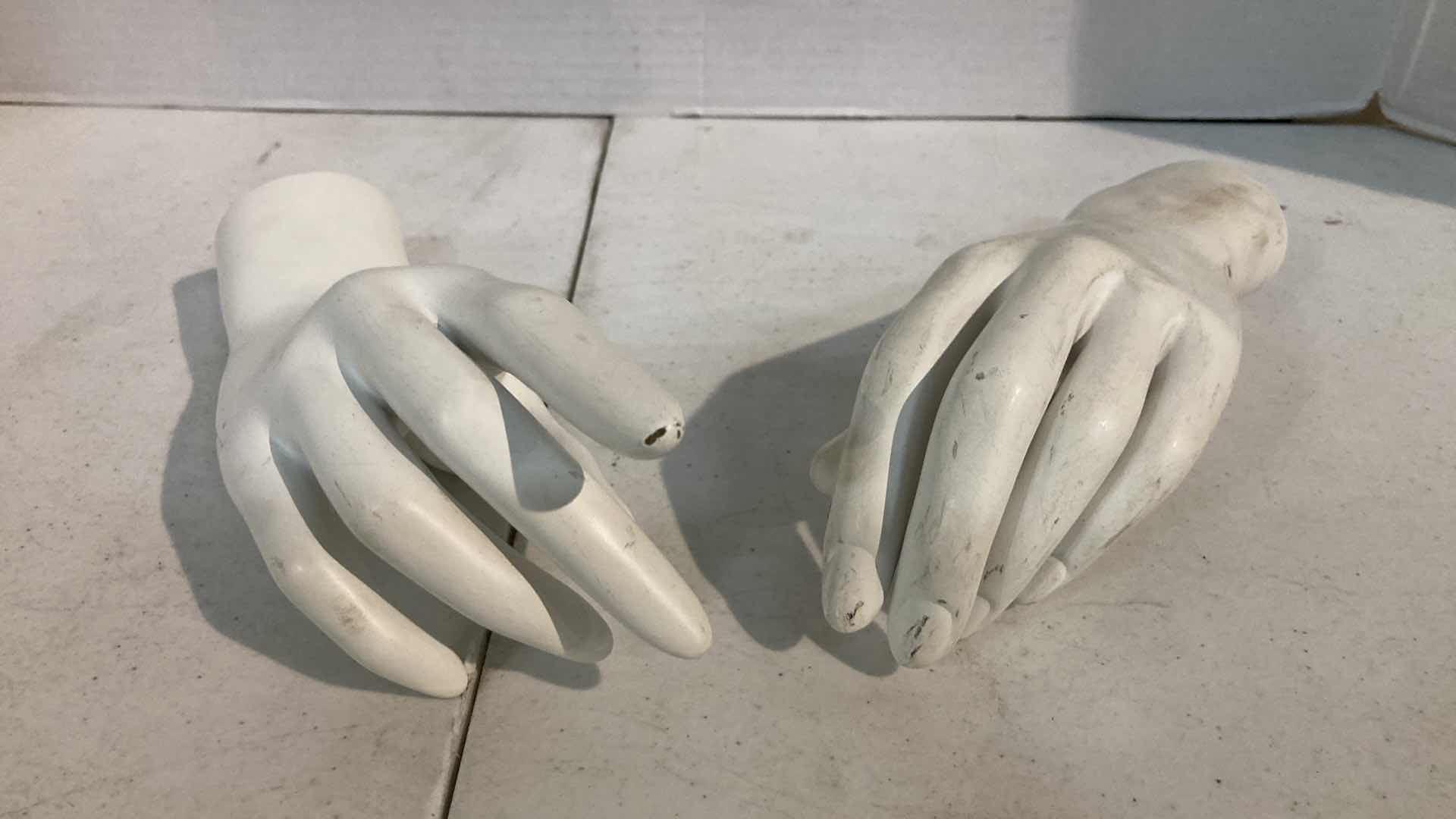 Photo 1 of FEMALE MANNEQUIN 19” LIMBS  (2) & 9” HANDS (2)