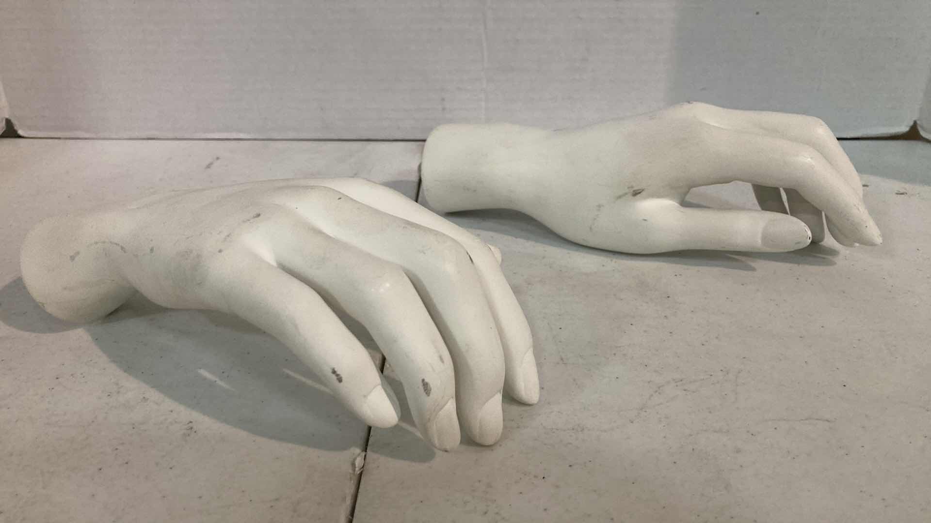 Photo 1 of FEMALE MANNEQUIN 19” LIMBS  (2) & 9” HANDS (2)