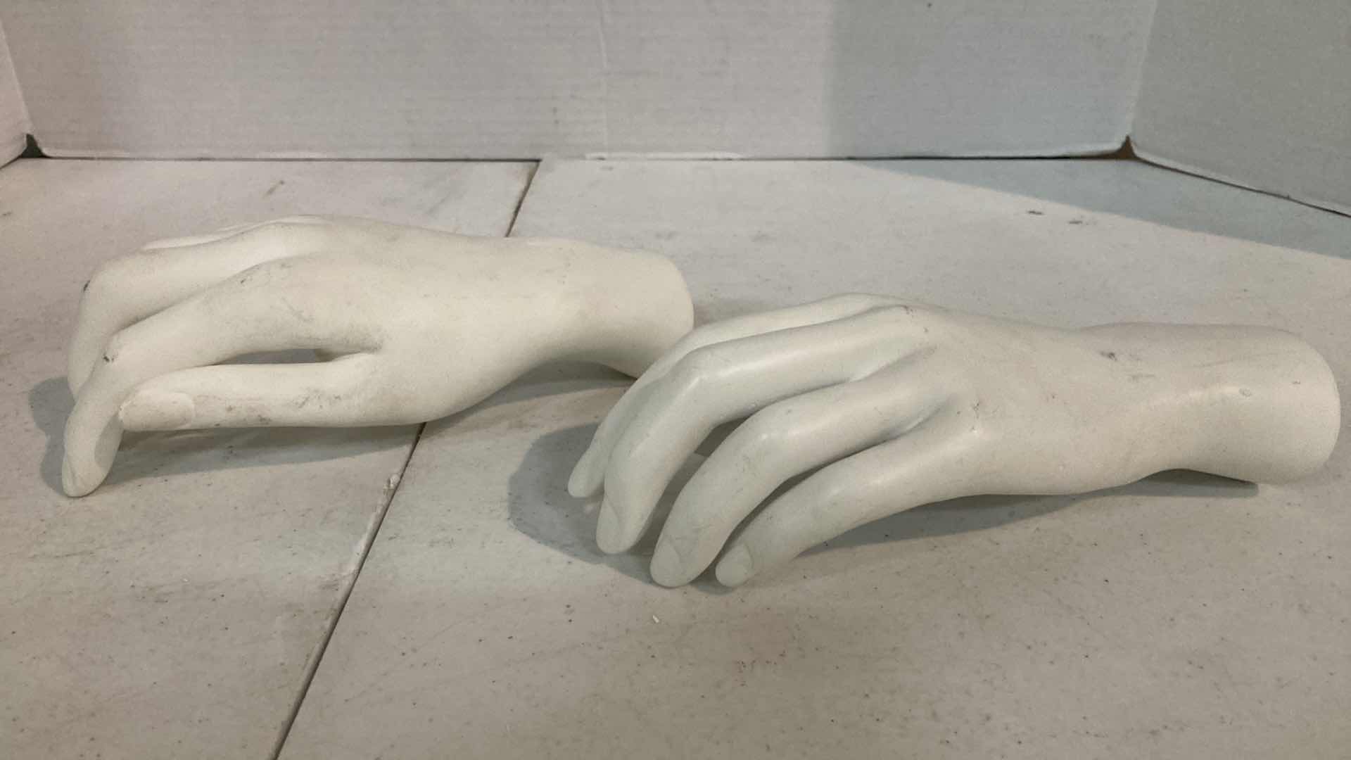 Photo 1 of FEMALE MANNEQUIN 19” LIMBS  (2) & 9” HANDS (2)