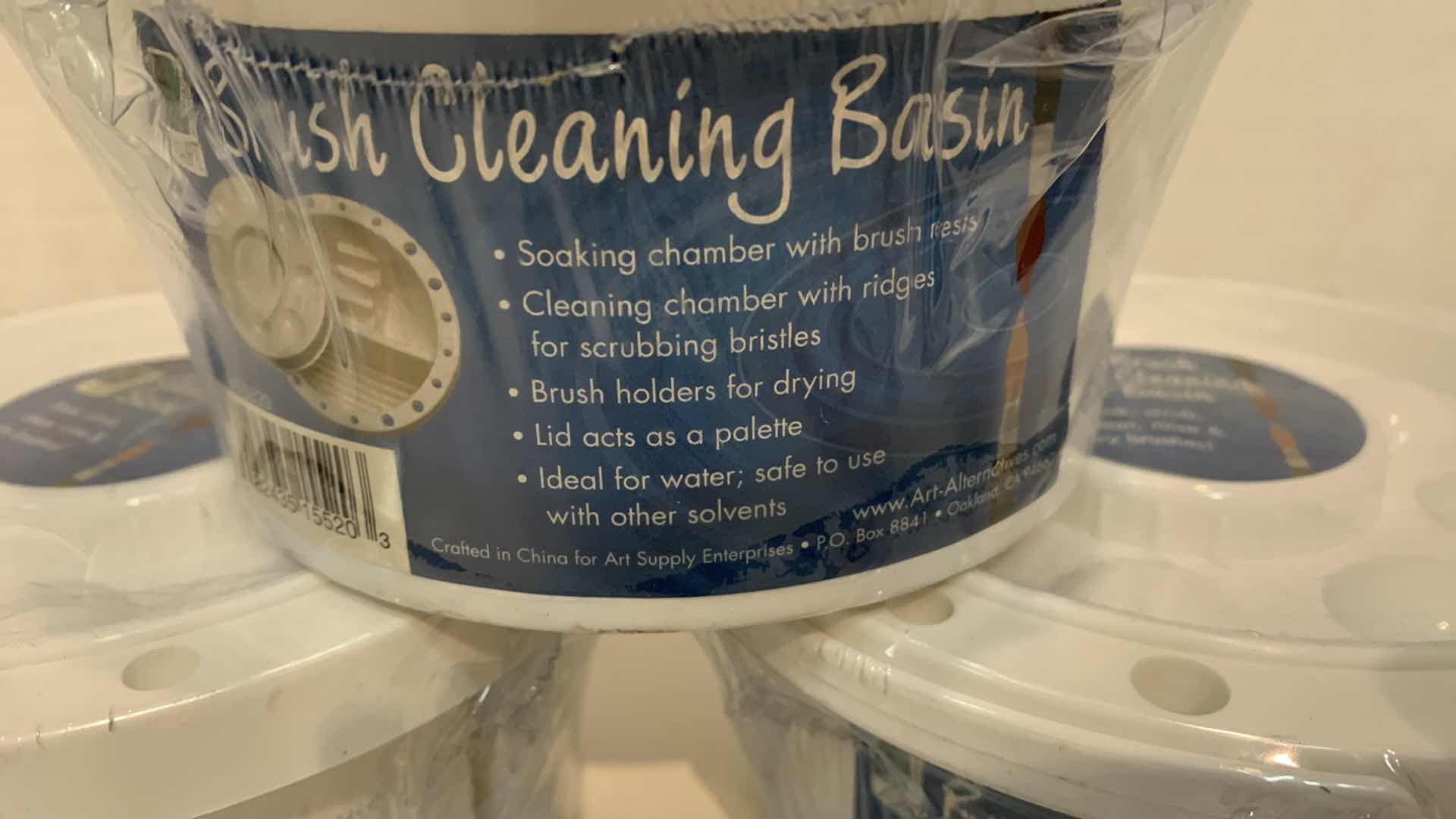 Photo 1 of NEW ART ALTERNATIVES BRUSH CLEANING BASINS (3)