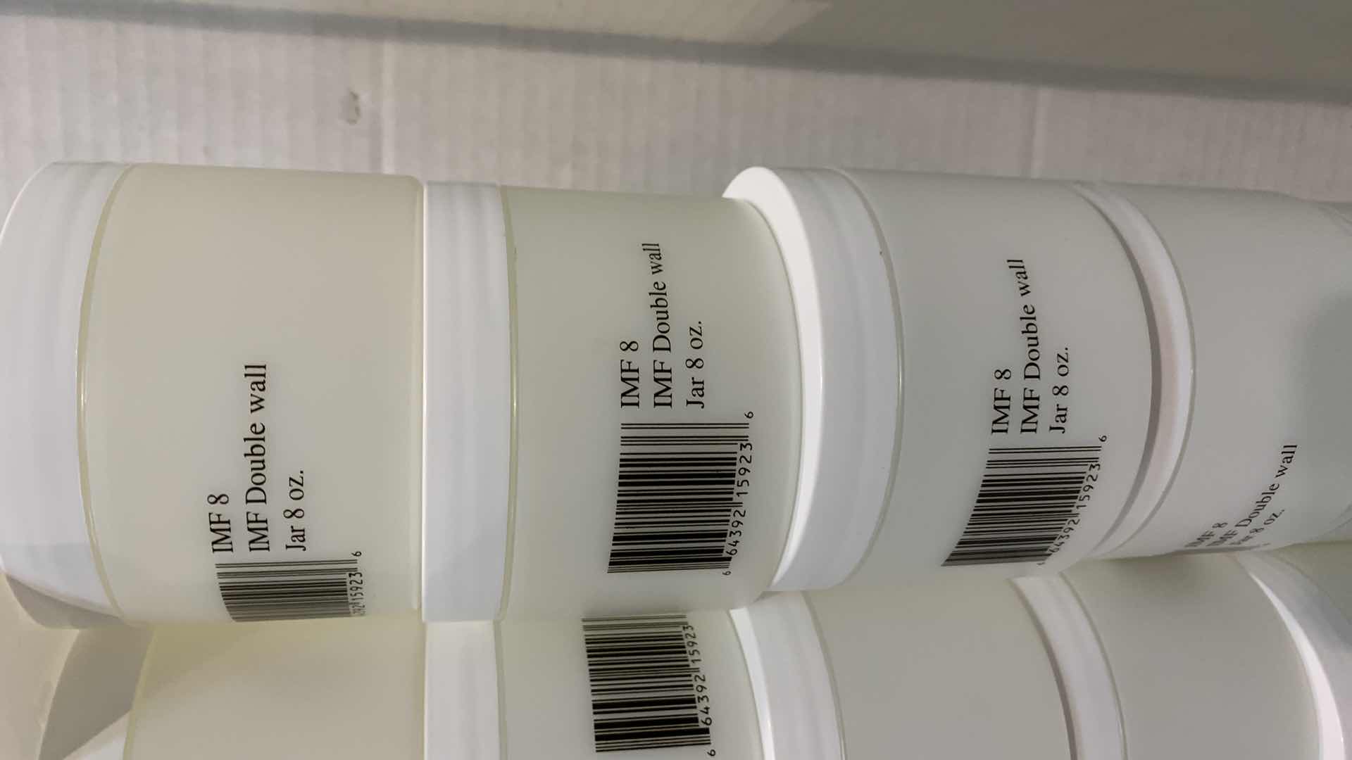 Photo 1 of FORTY FOUR 8 OZ IMF DOUBLE WALL JARS