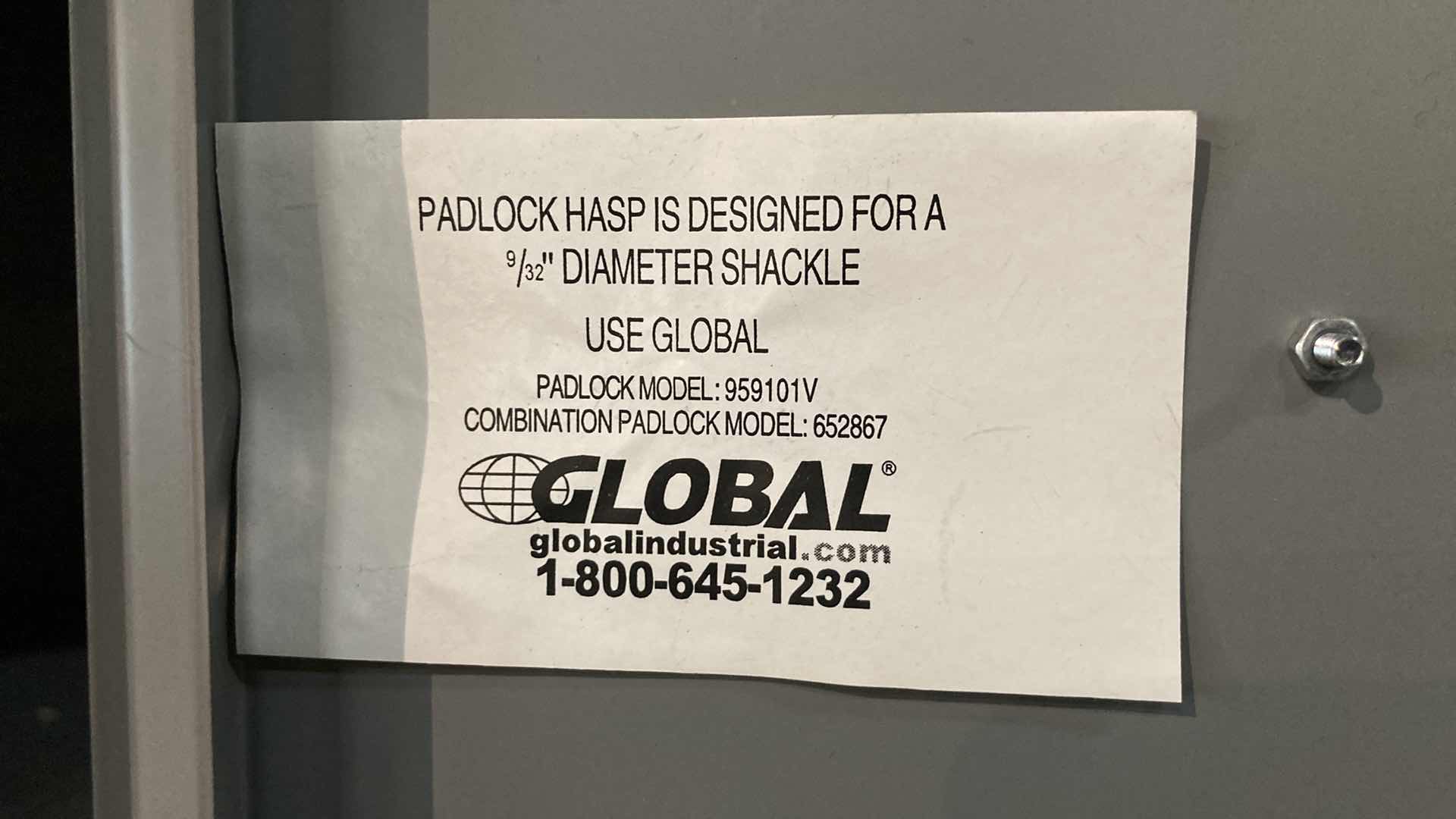 Photo 1 of GLOBAL 6 COMPARTMENT METAL LOCKERS 12” X 19” H78”