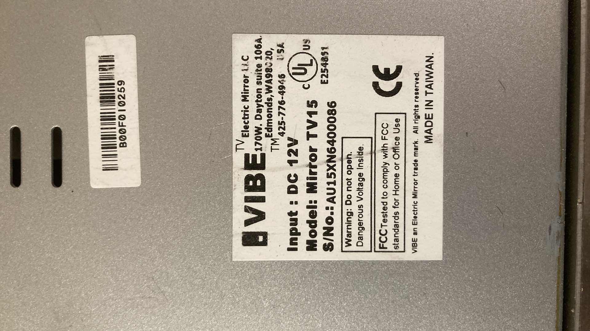 Photo 1 of NEW ELECTRIC MIRROR BUILT-IN 14.5” TV SCREEN CUSTOM MADE MOSAIC TILE FRAMED MIRROR 47.75” X 2” H38.5”