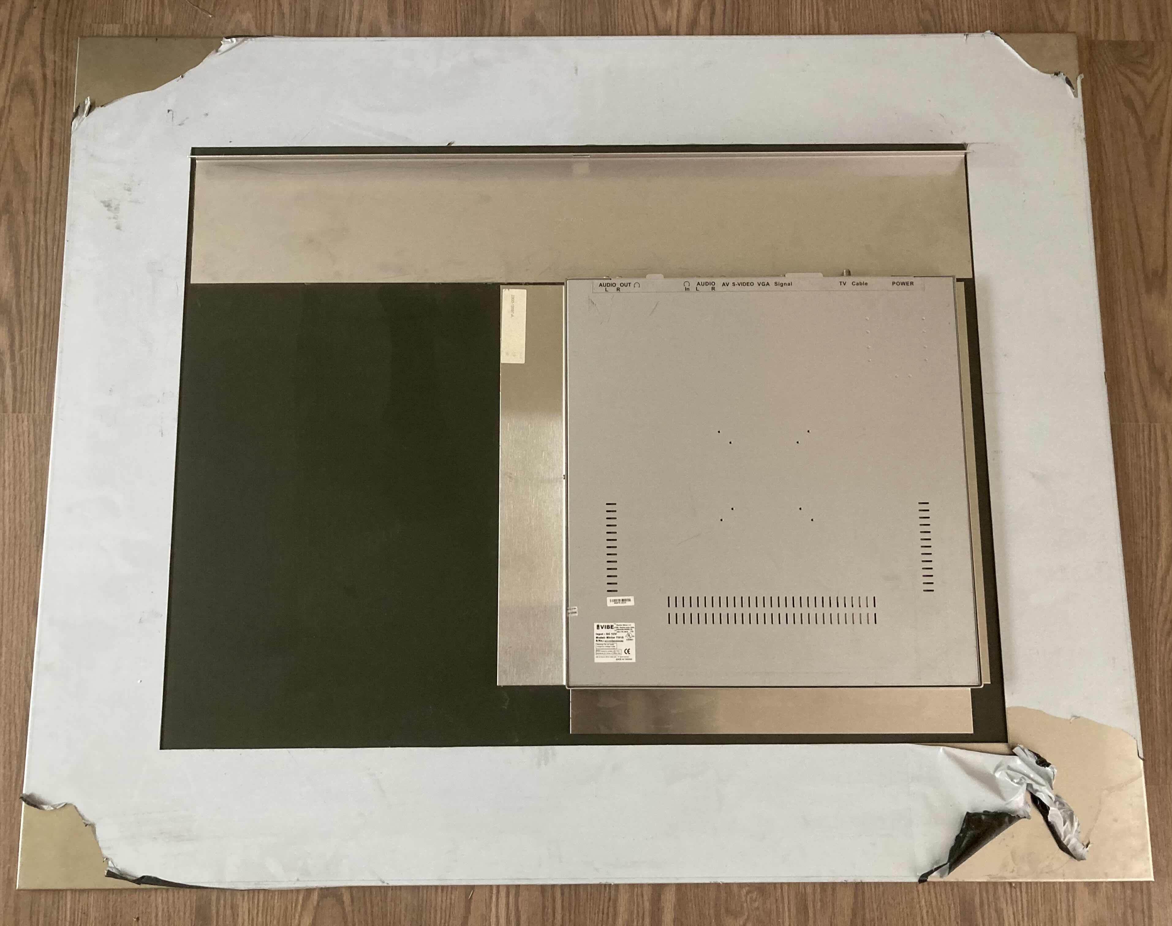 Photo 1 of NEW ELECTRIC MIRROR BUILT-IN 14.5” TV SCREEN CUSTOM MADE MOSAIC TILE FRAMED MIRROR 47.75” X 2” H38.5”