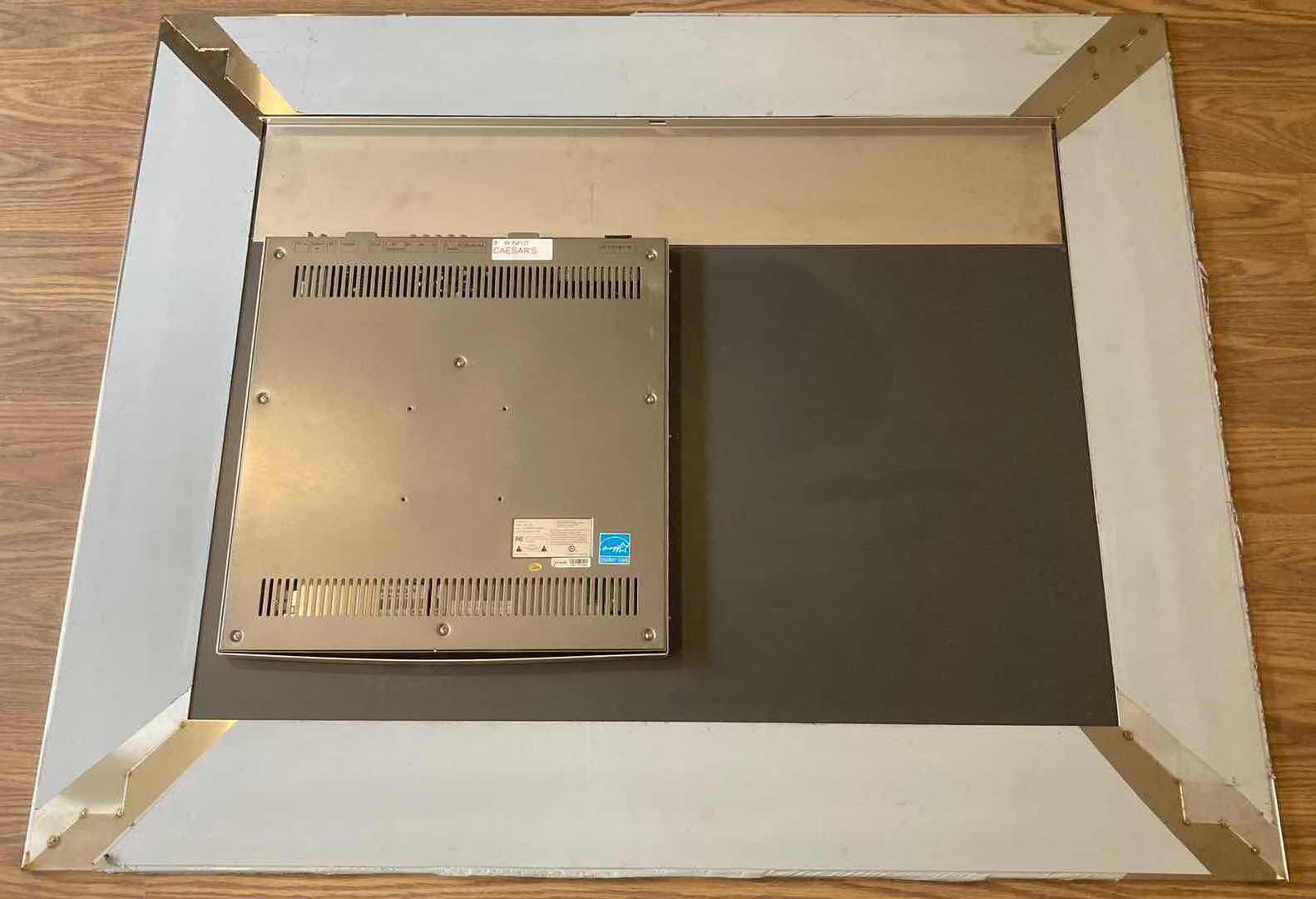 Photo 5 of NEW ELECTRIC MIRROR BUILT-IN 15” LCD TV SCREEN CUSTOM MADE MOSAIC TILE FRAMED MIRROR 47.75” X 2” H38.5”