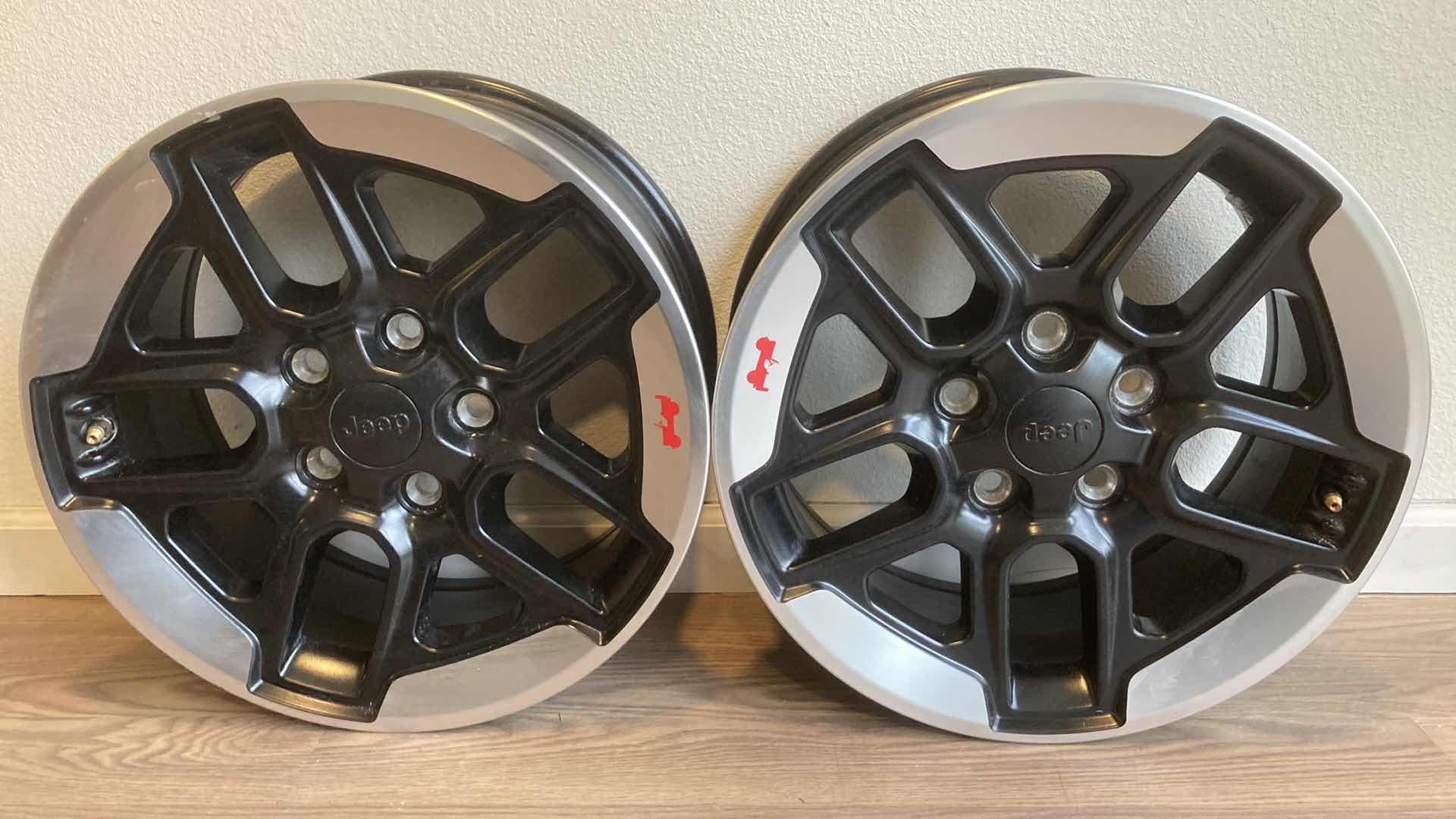 Photo 1 of MOPAR JEEP 2018 RUBICON OEM 17” ALUMINUM WHEELS RIMS SET OF 4