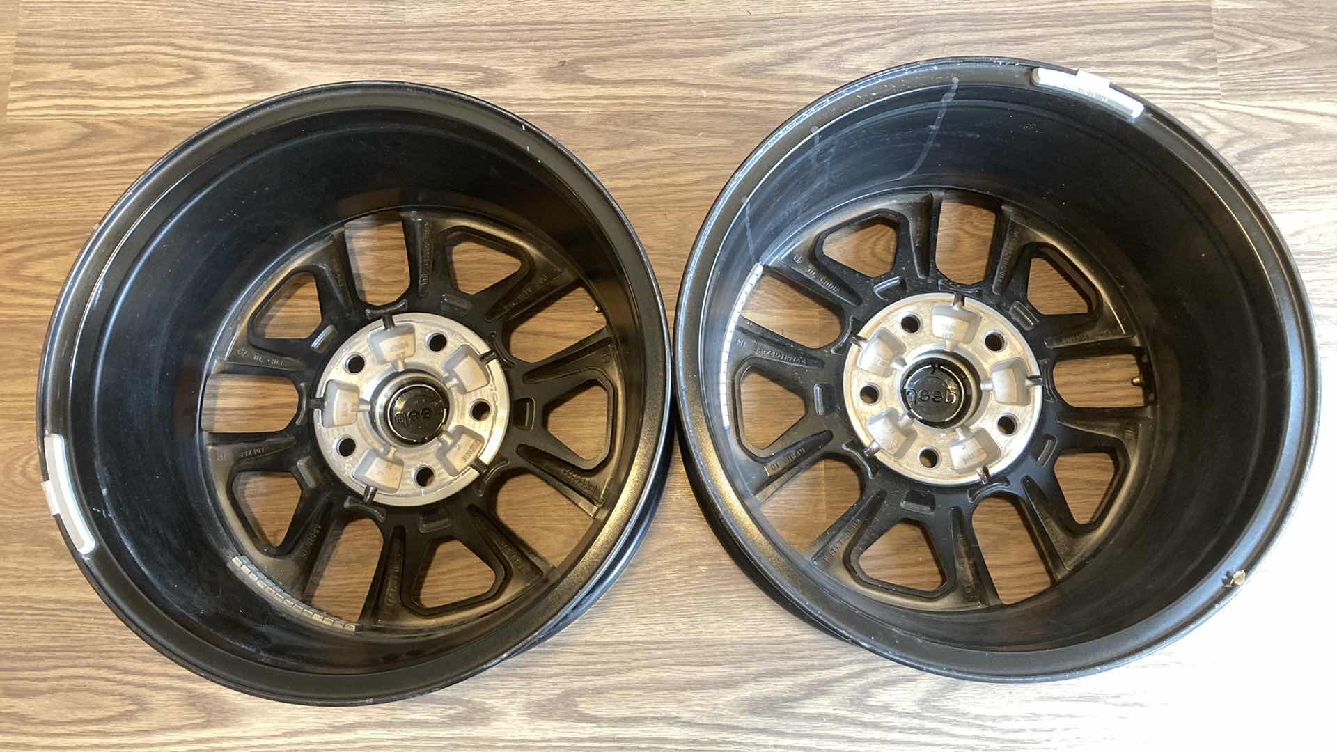 Photo 1 of MOPAR JEEP 2018 RUBICON OEM 17” ALUMINUM WHEELS RIMS SET OF 4