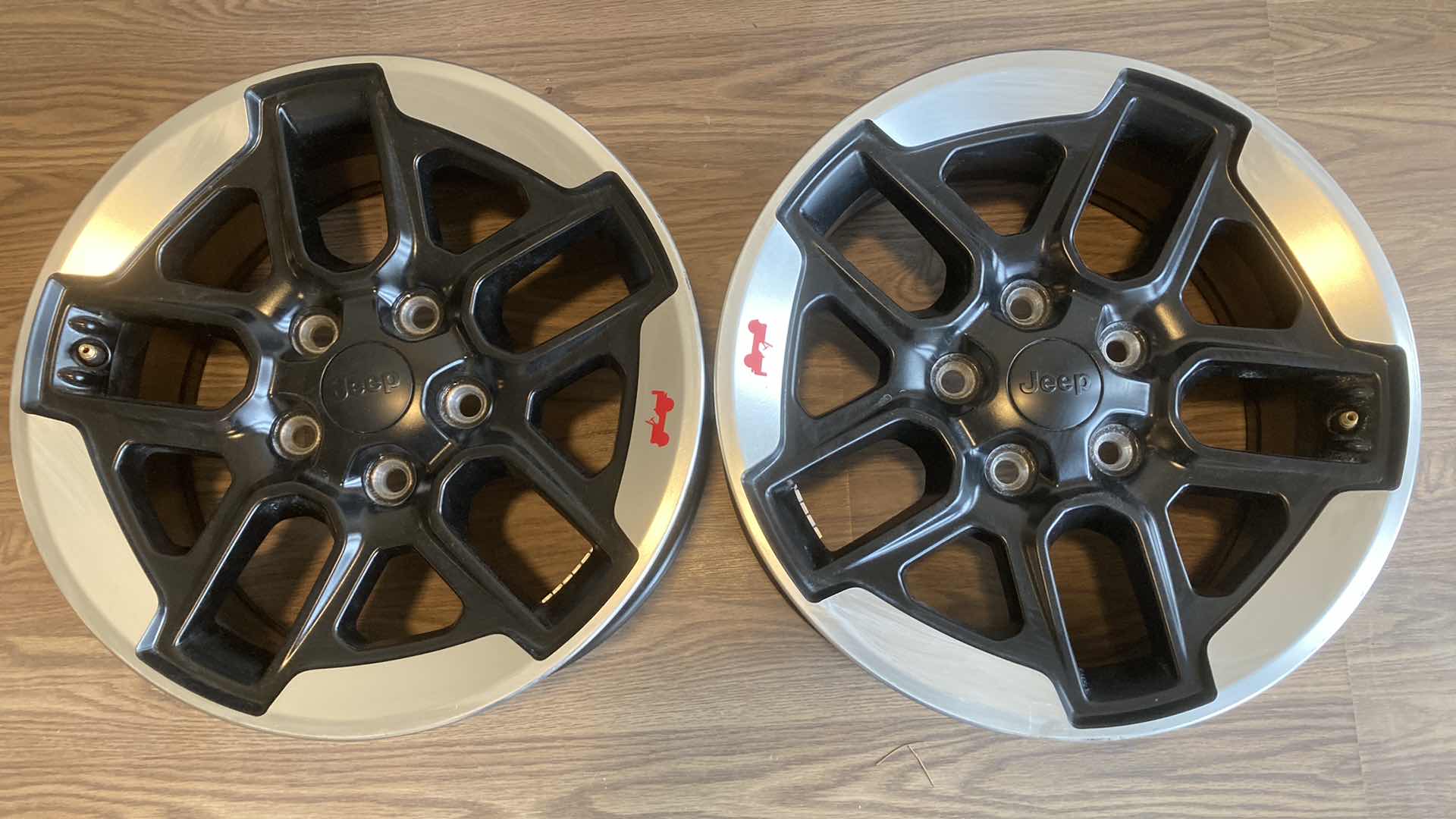 Photo 1 of MOPAR JEEP 2018 RUBICON OEM 17” ALUMINUM WHEELS RIMS SET OF 4