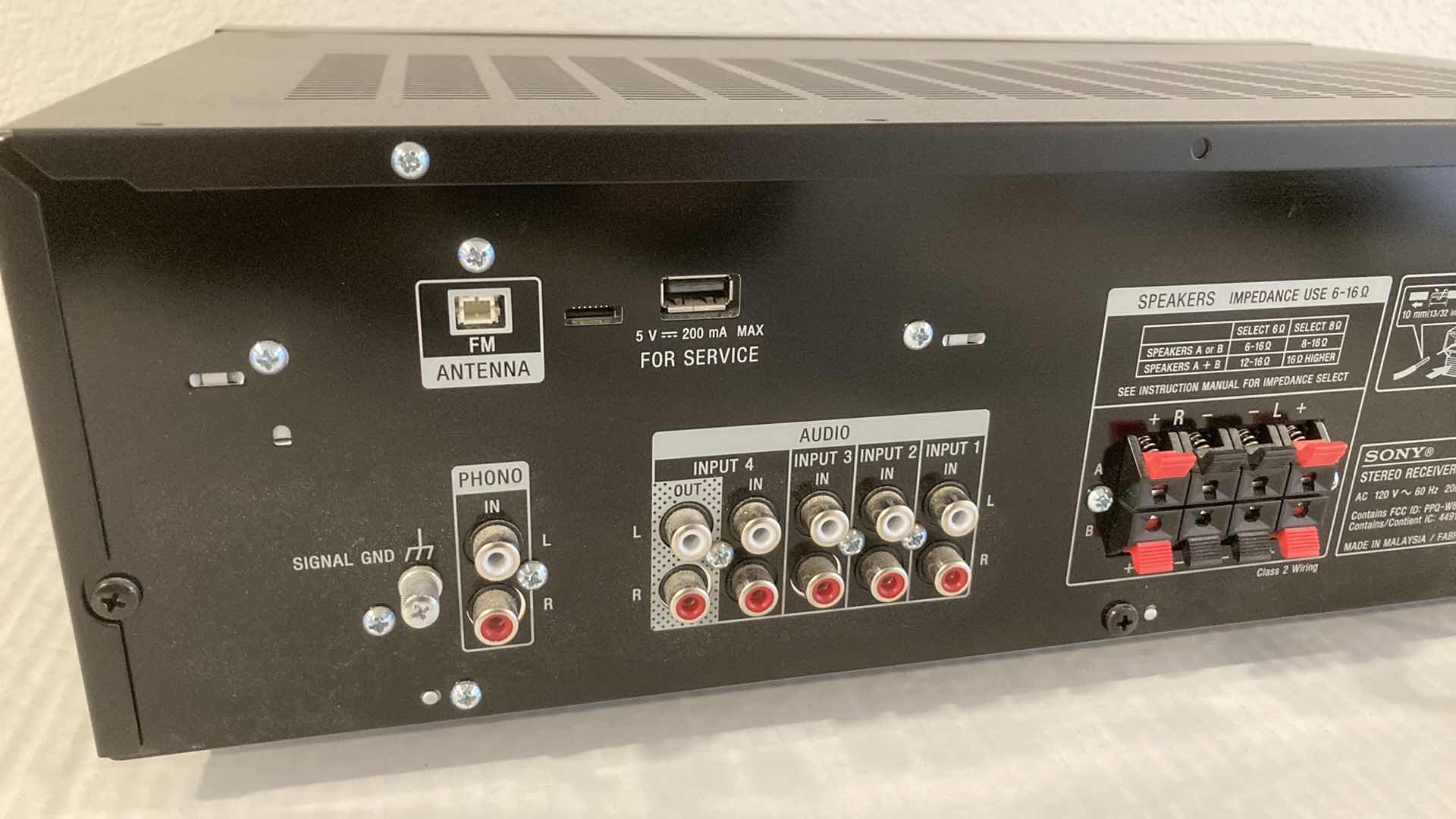 Photo 1 of SONY STEREO RECEIVER MODEL STR-DH190