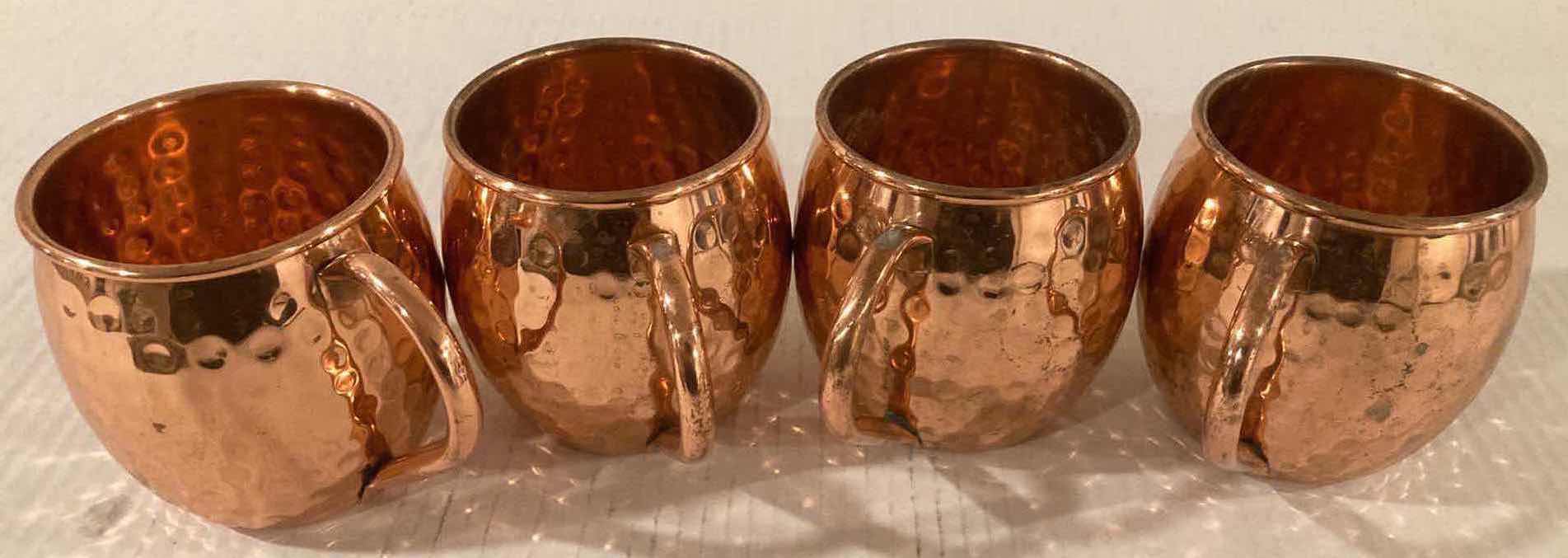 Photo 1 of COPPER MOSCOW MULE MUGS 12FLOZ (4)