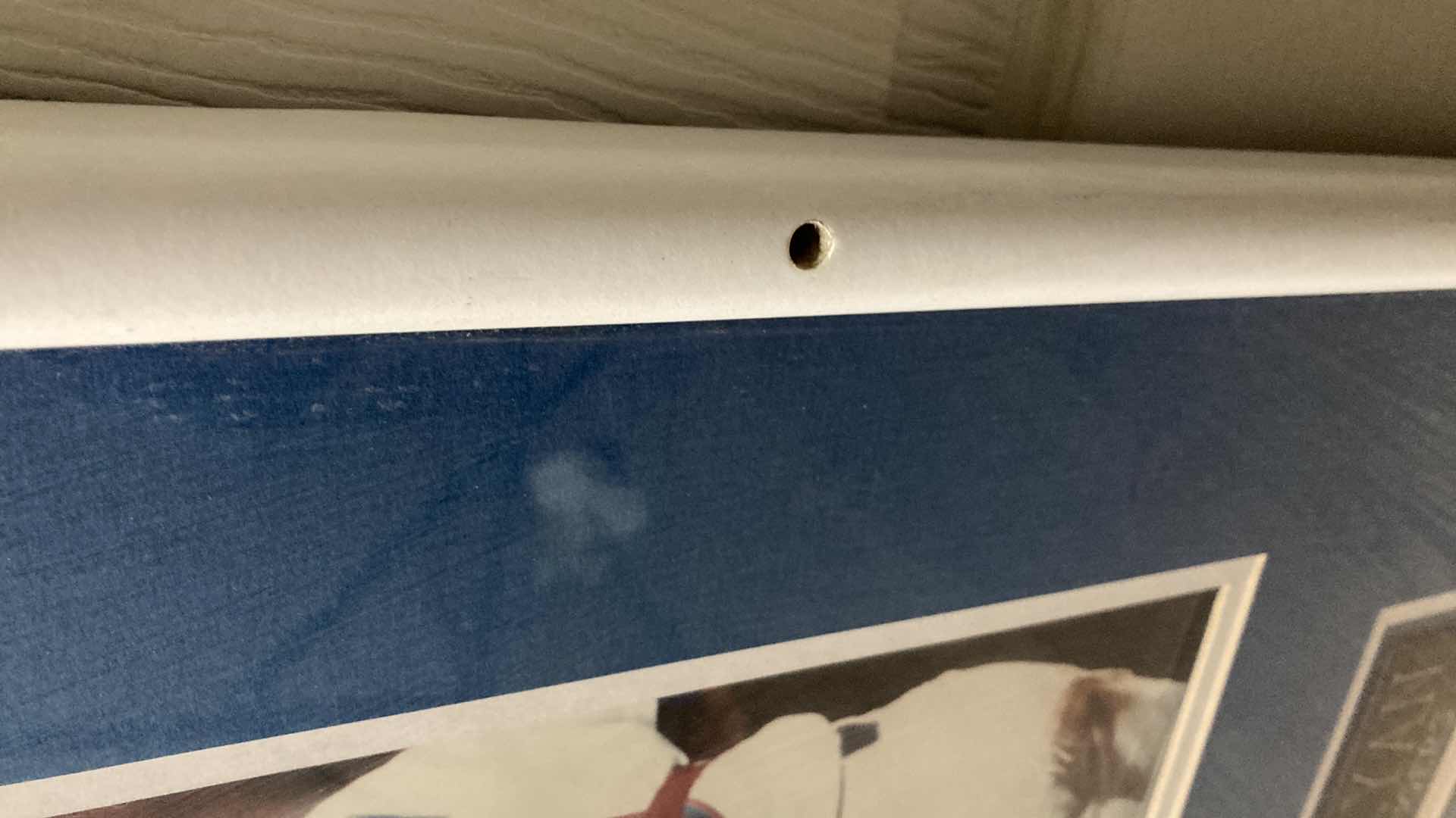 Photo 1 of NOLAN RYAN RANGERS MLB BASEBALL FRAMED PHOTOGRAPH AUTOGRAPHED BY NOLAN RYAN NO COA 19.5” X 13.5”