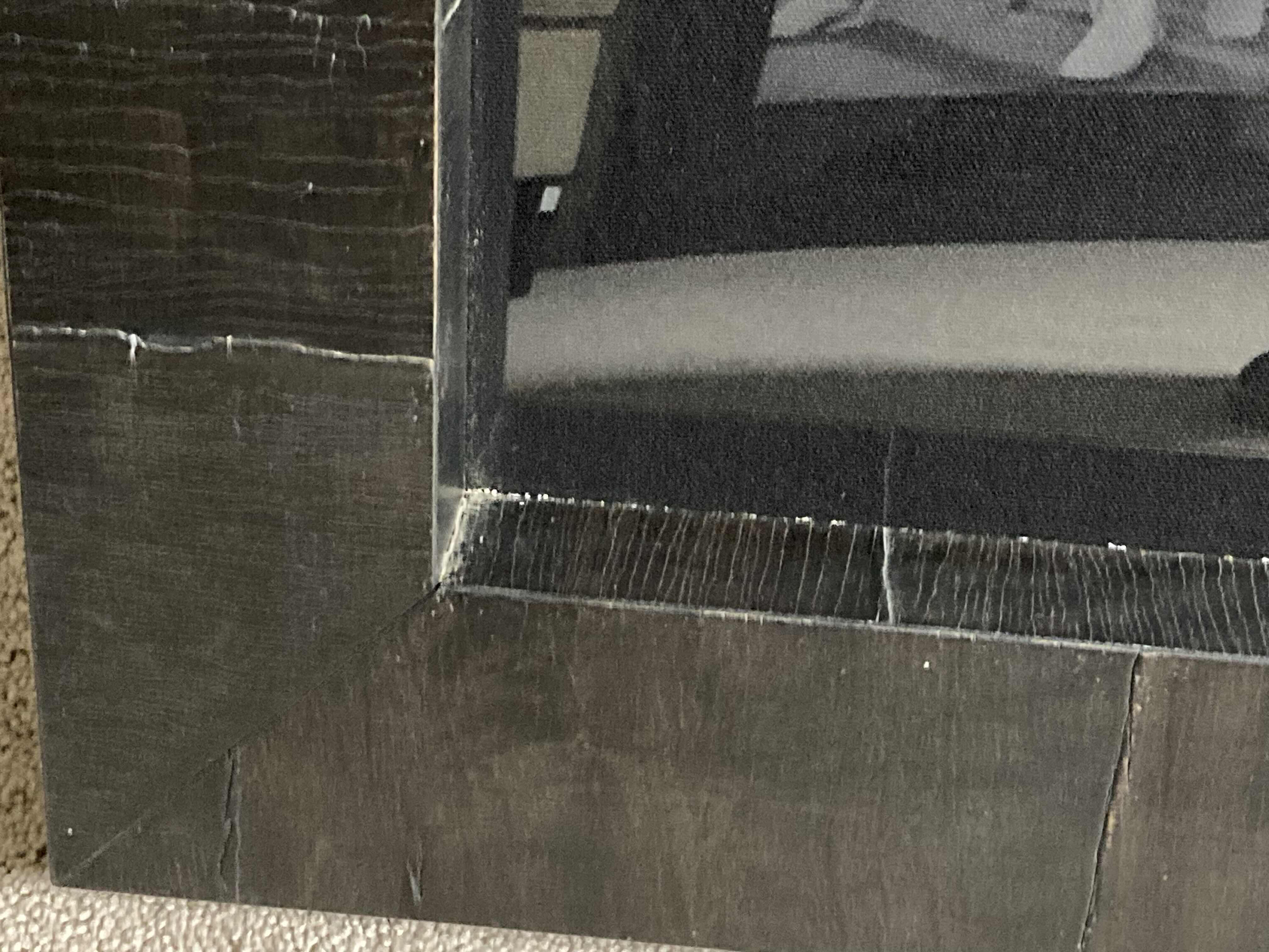 Photo 1 of EVANDER HOLYFIELD PHOTOGRAPHED BY PETER LIK AUTOGRAPHED BY EVANDER HOLYFIELD 368/450 41” X 2.75” H54.5”