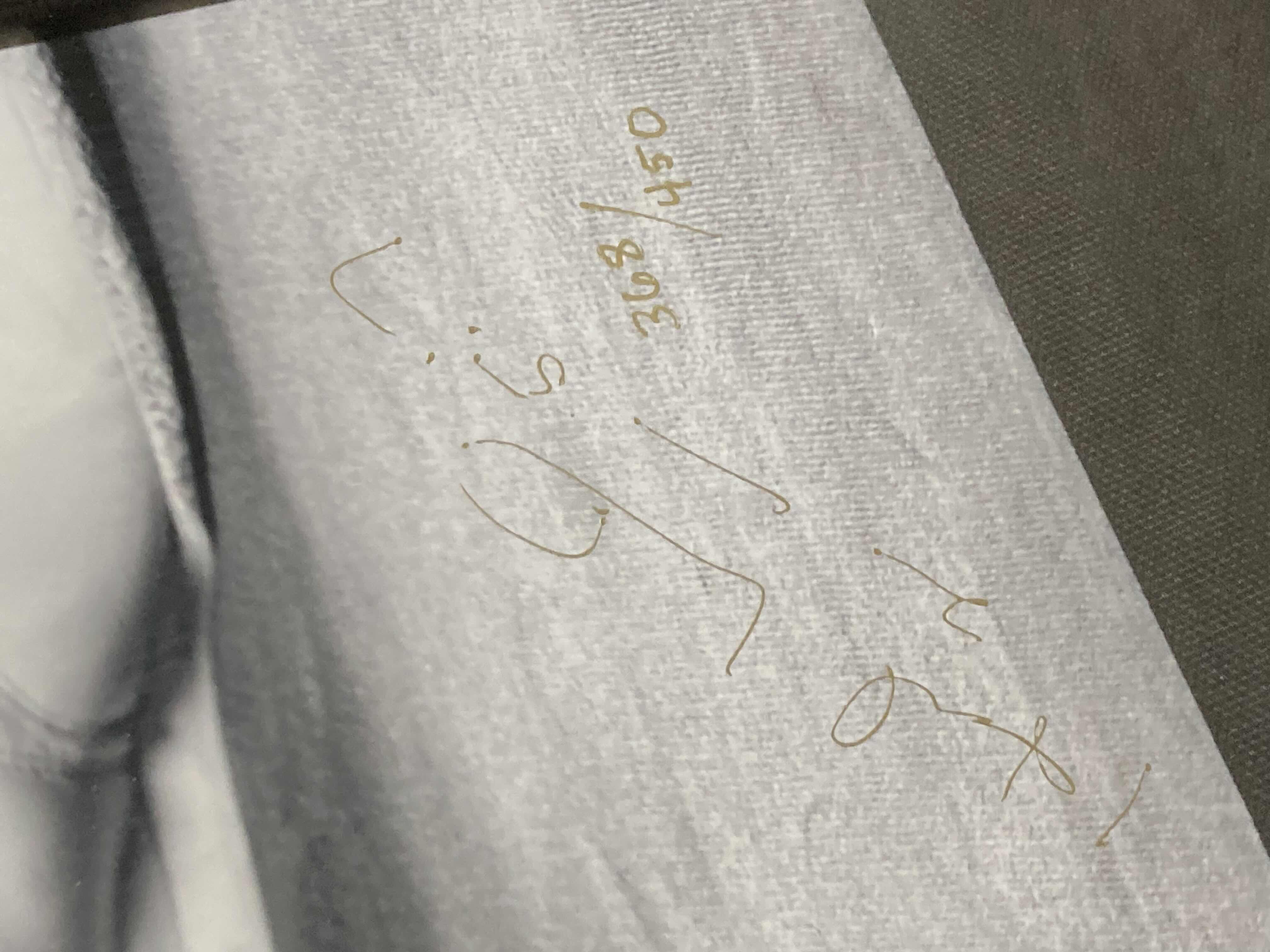 Photo 1 of EVANDER HOLYFIELD PHOTOGRAPHED BY PETER LIK AUTOGRAPHED BY EVANDER HOLYFIELD 368/450 41” X 2.75” H54.5”