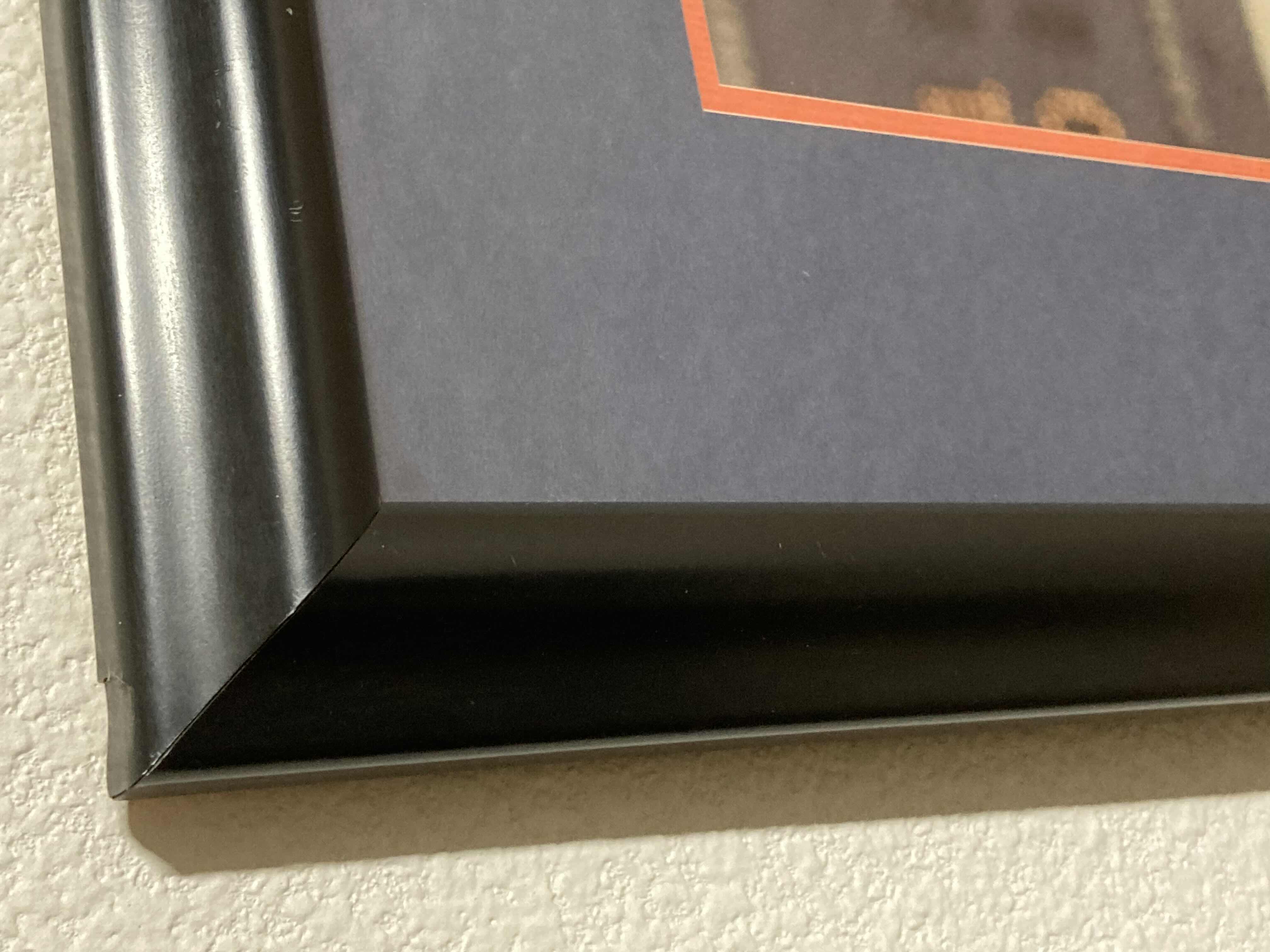 Photo 1 of TOM SEAVER METS FRAMED PHOTOGRAPH AUTOGRAPHED BY TOM SEAVER NO COA 19.25” X 22.75”