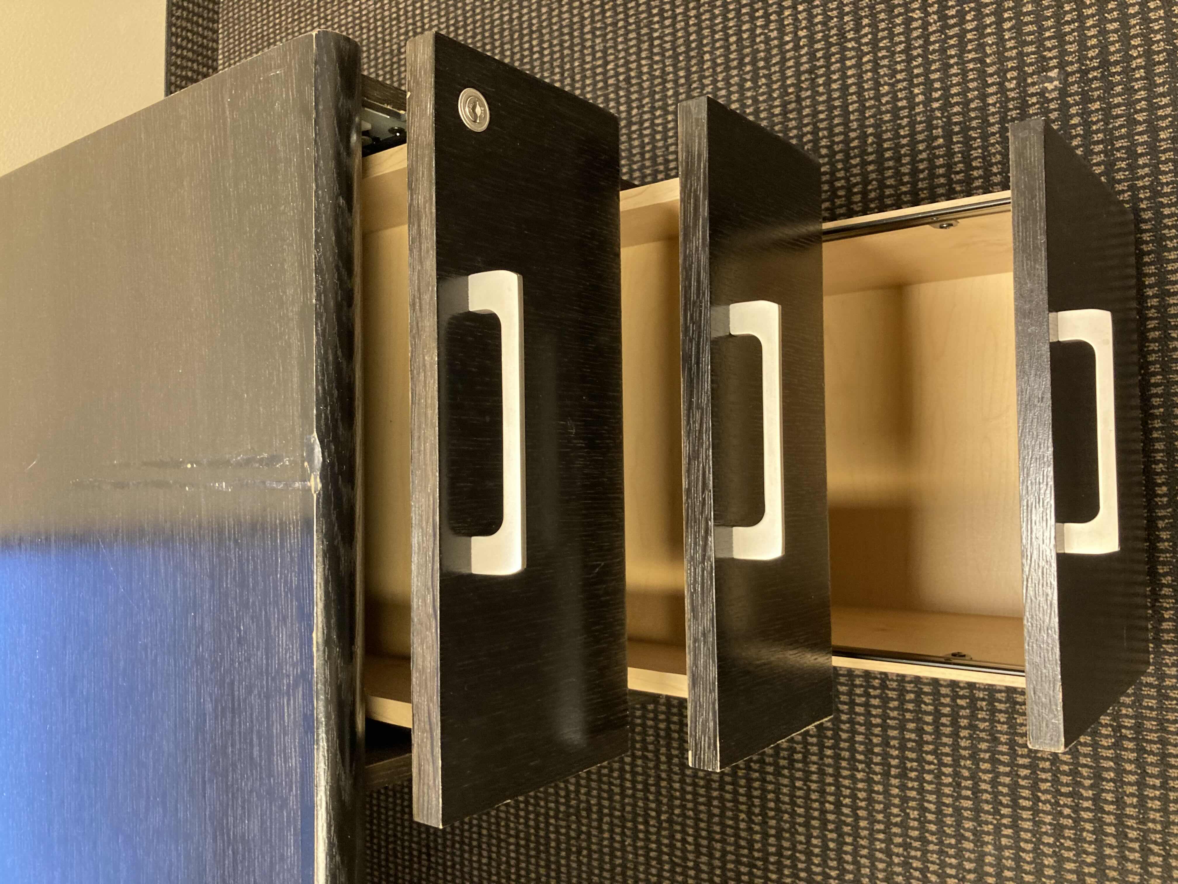 Photo 1 of STEELCASE BLACK FINISH OFFICE DESK 72” X 42” H29”