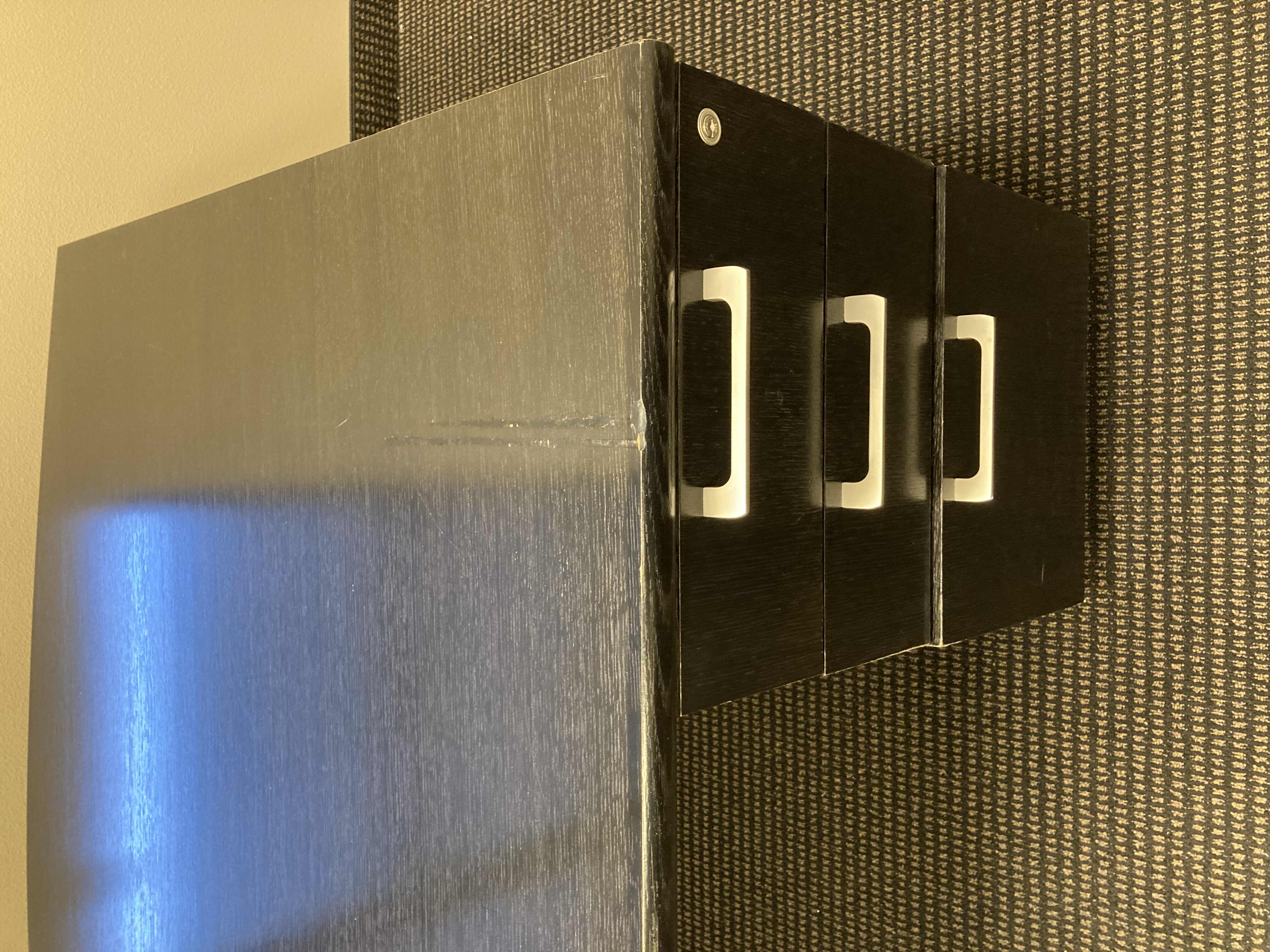 Photo 1 of STEELCASE BLACK FINISH OFFICE DESK 72” X 42” H29”