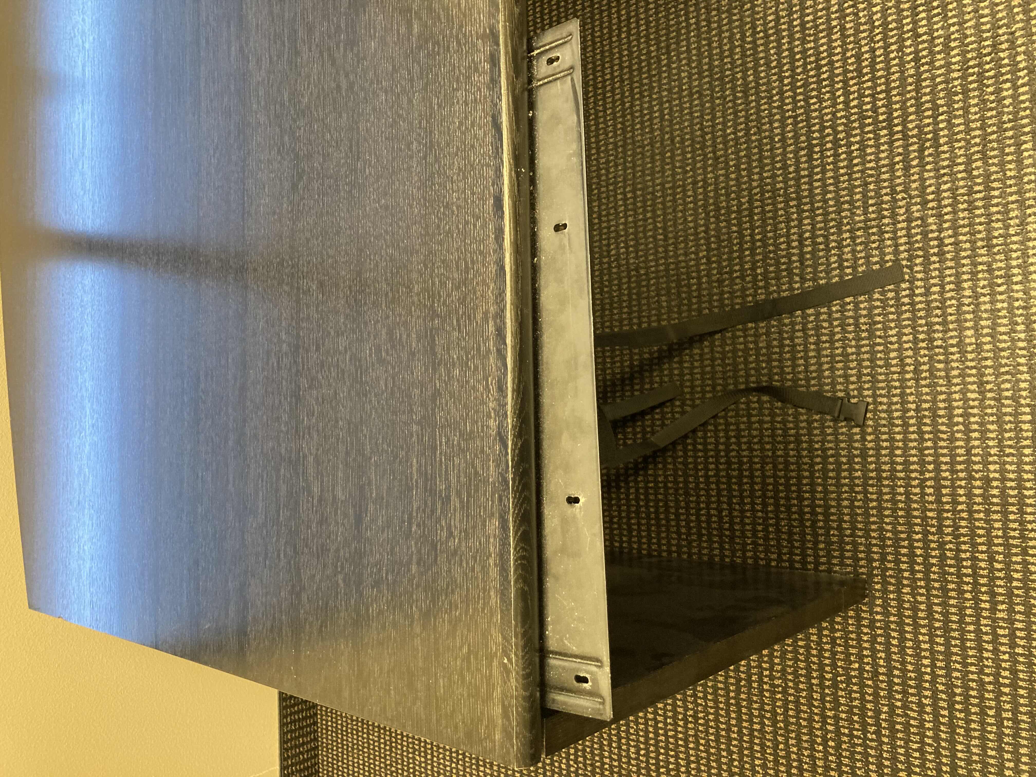 Photo 1 of STEELCASE BLACK FINISH OFFICE DESK 72” X 42” H29”