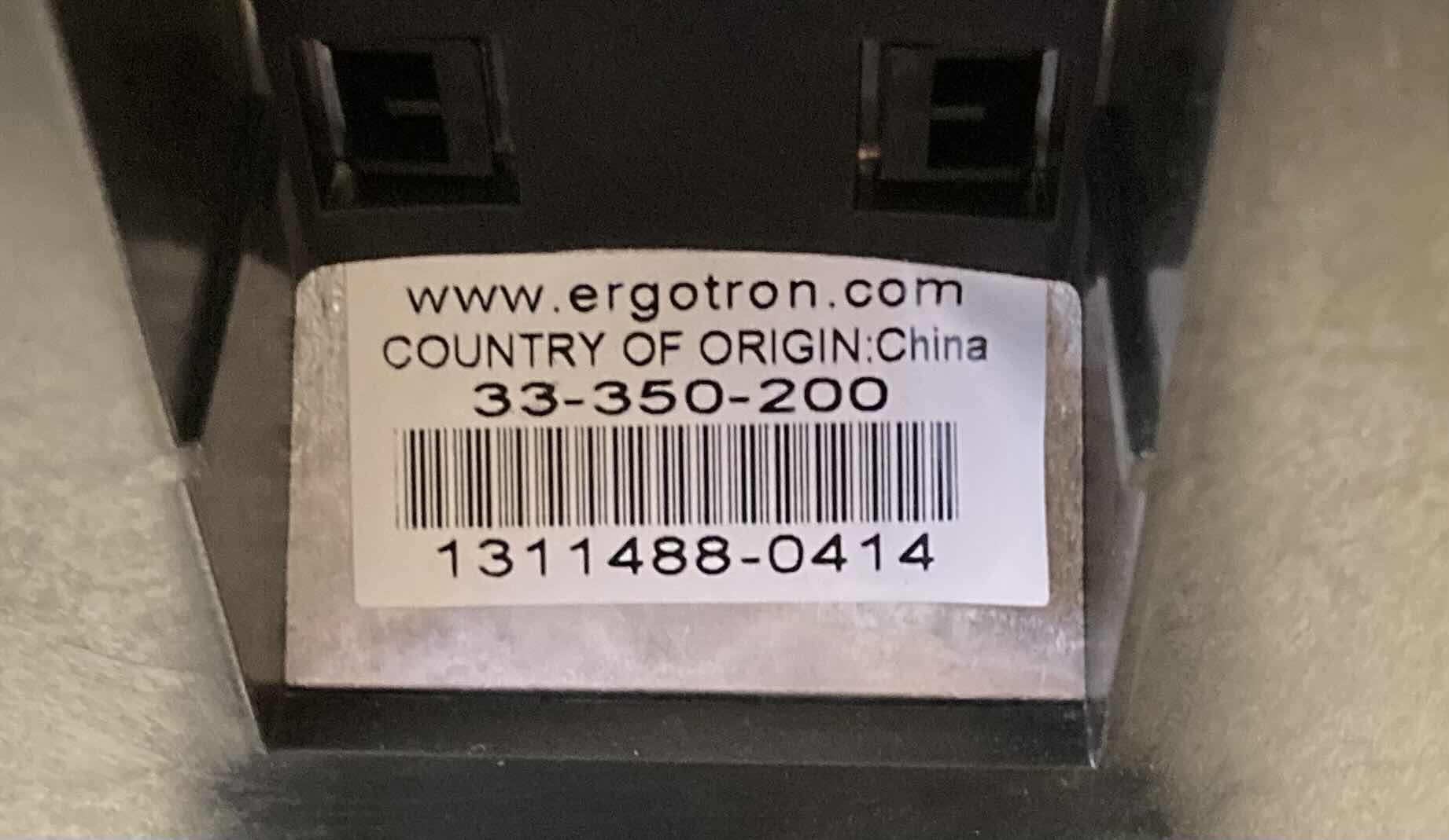 Photo 7 of ERGOTRON WORKFIT COMPUTER SINGLE MONITOR DESK MOUNTED STAND 29” X 27” H36”