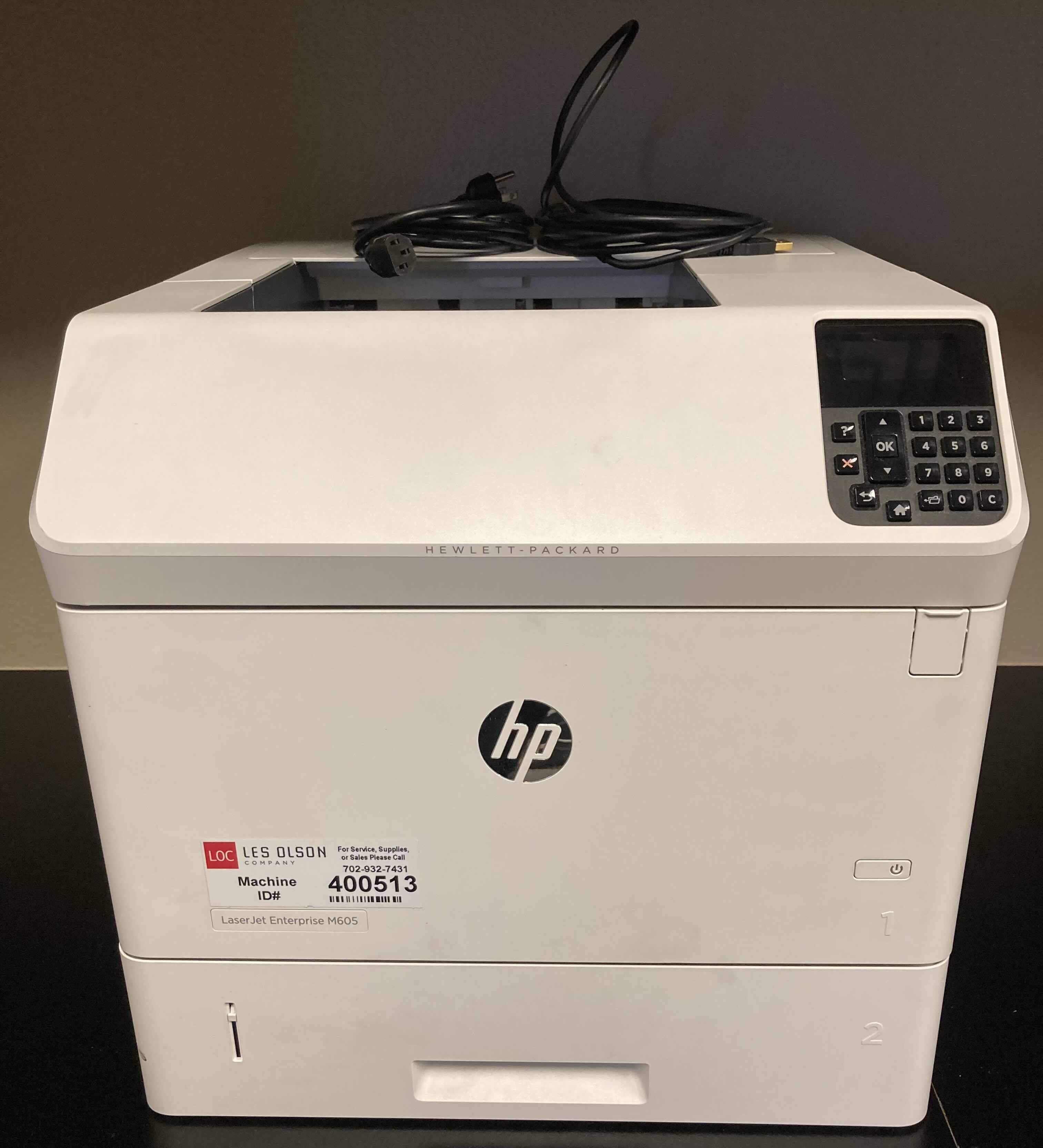 Photo 1 of HP LASER JET ENTERPRISE M605 PRINTER MODEL M605n