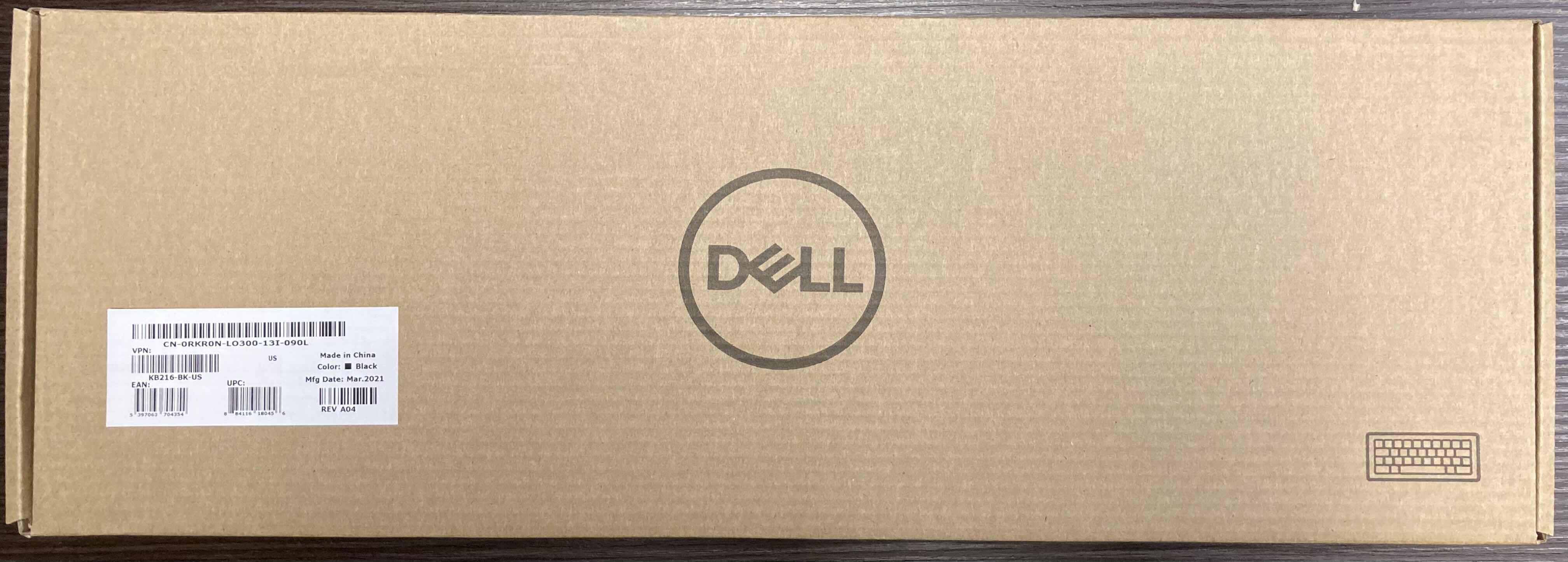 Photo 1 of NEW DELL WIRED BLACK KEYBOARD MODEL KB216-BK-US