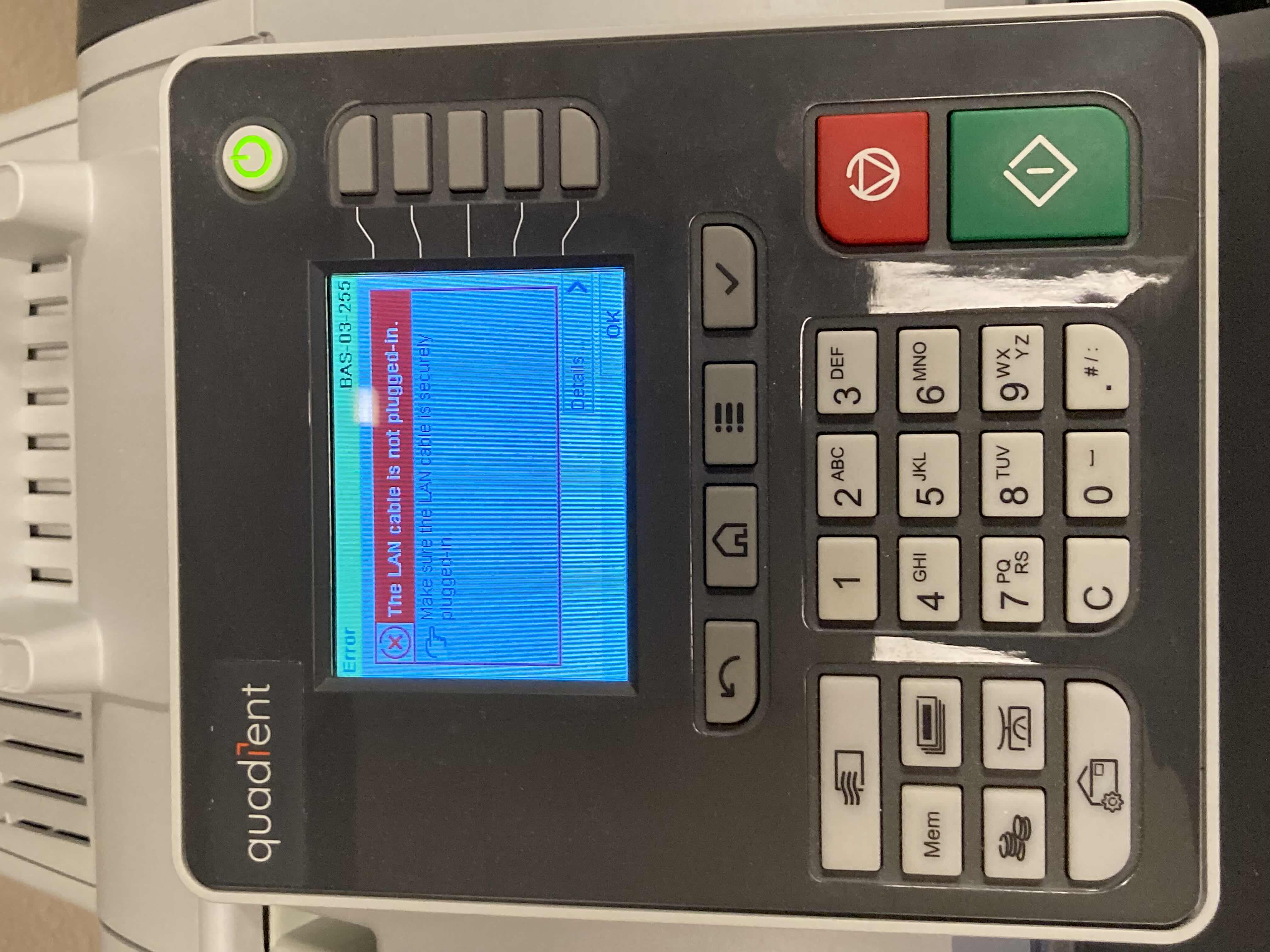 Photo 4 of QUADIENT IX-5 SERIES POSTAGE METER MAILING MACHINE MODEL IX5