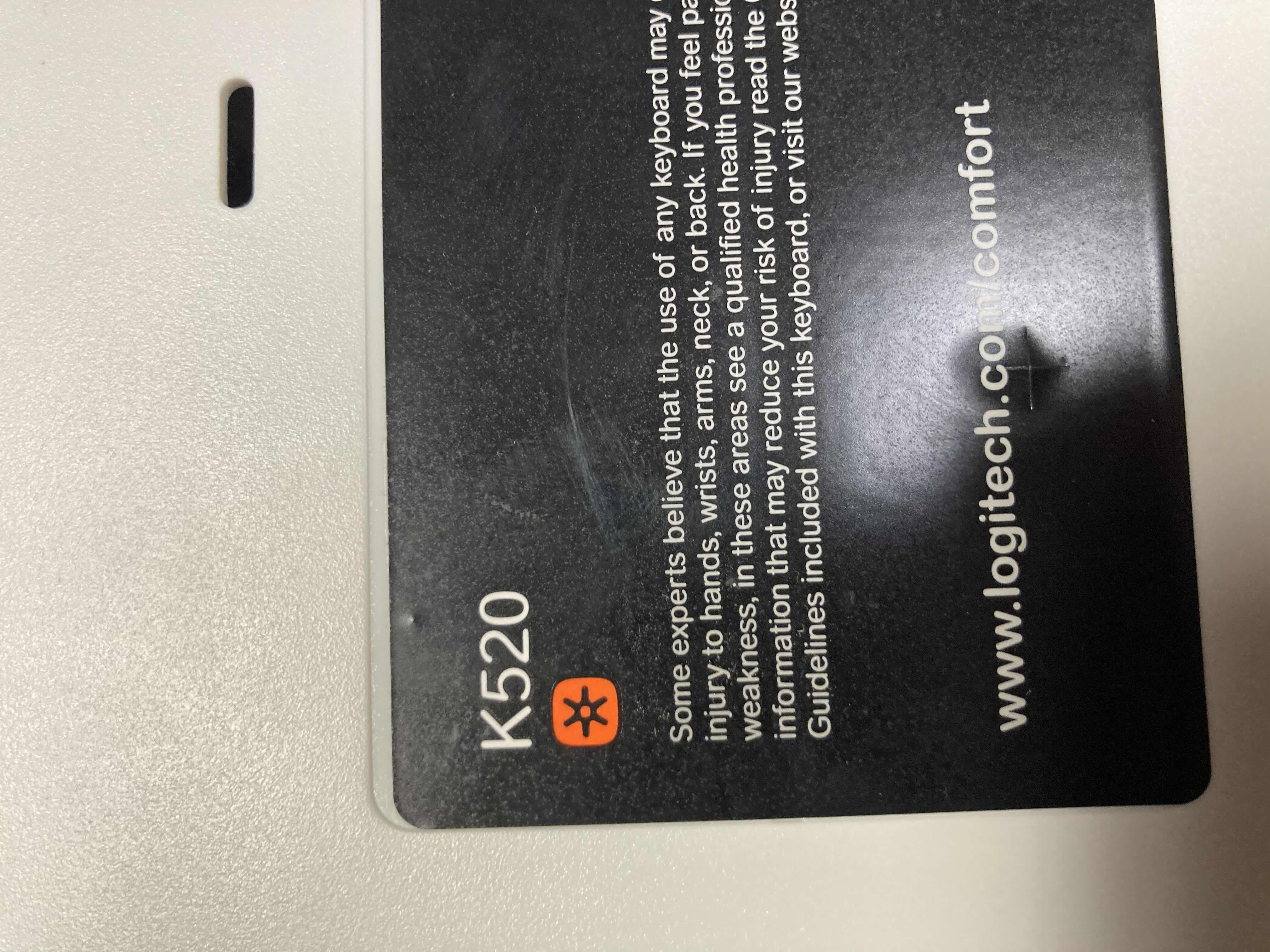 Photo 5 of LOGITECH WIRELESS KEYBOARD & MOUSE MODEL K520