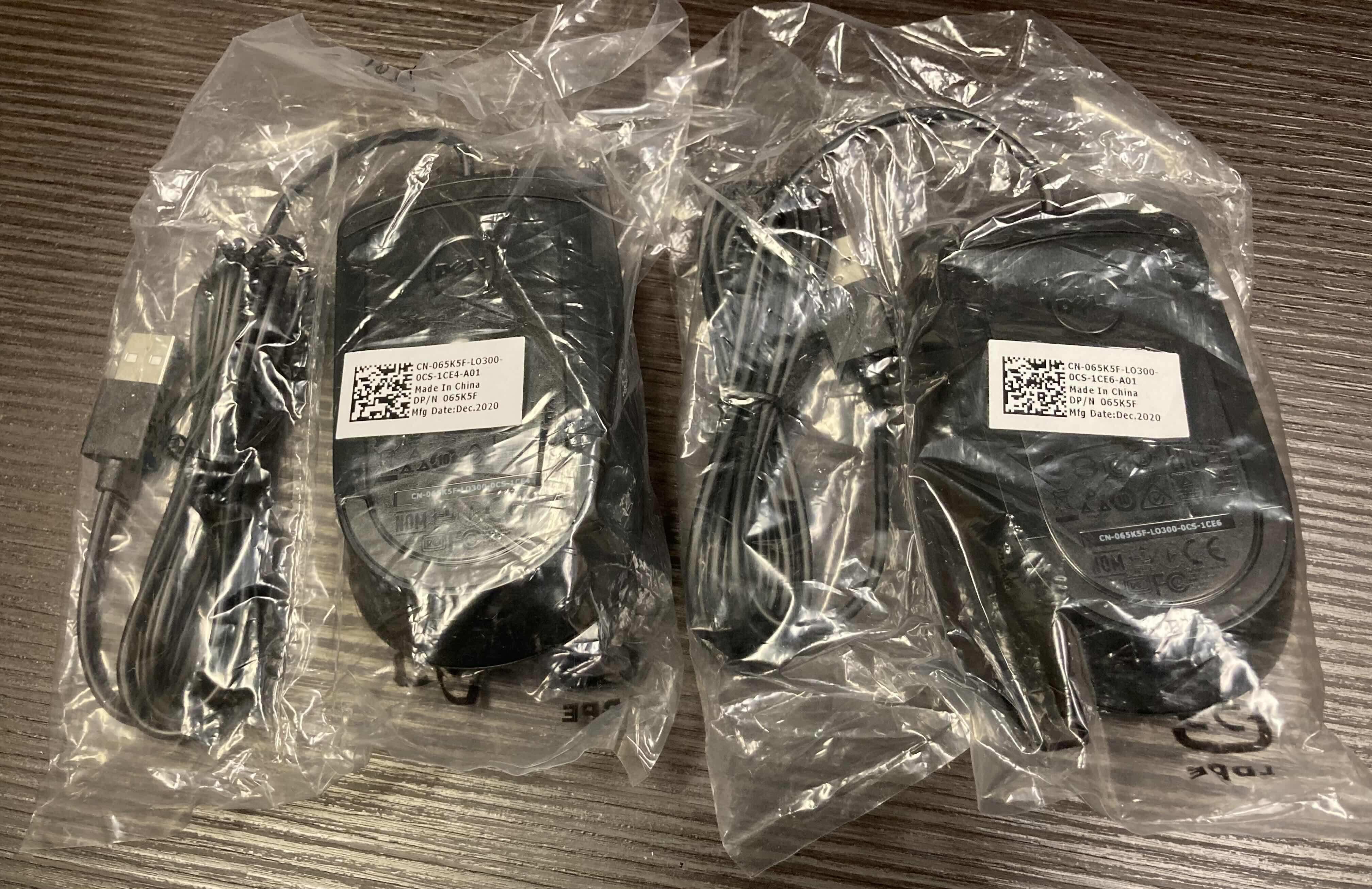 View 3 of NEW DELL WIRED MOUSES MODEL CN-065K5F-L0300-FOCS-1CE6-A01 (2)