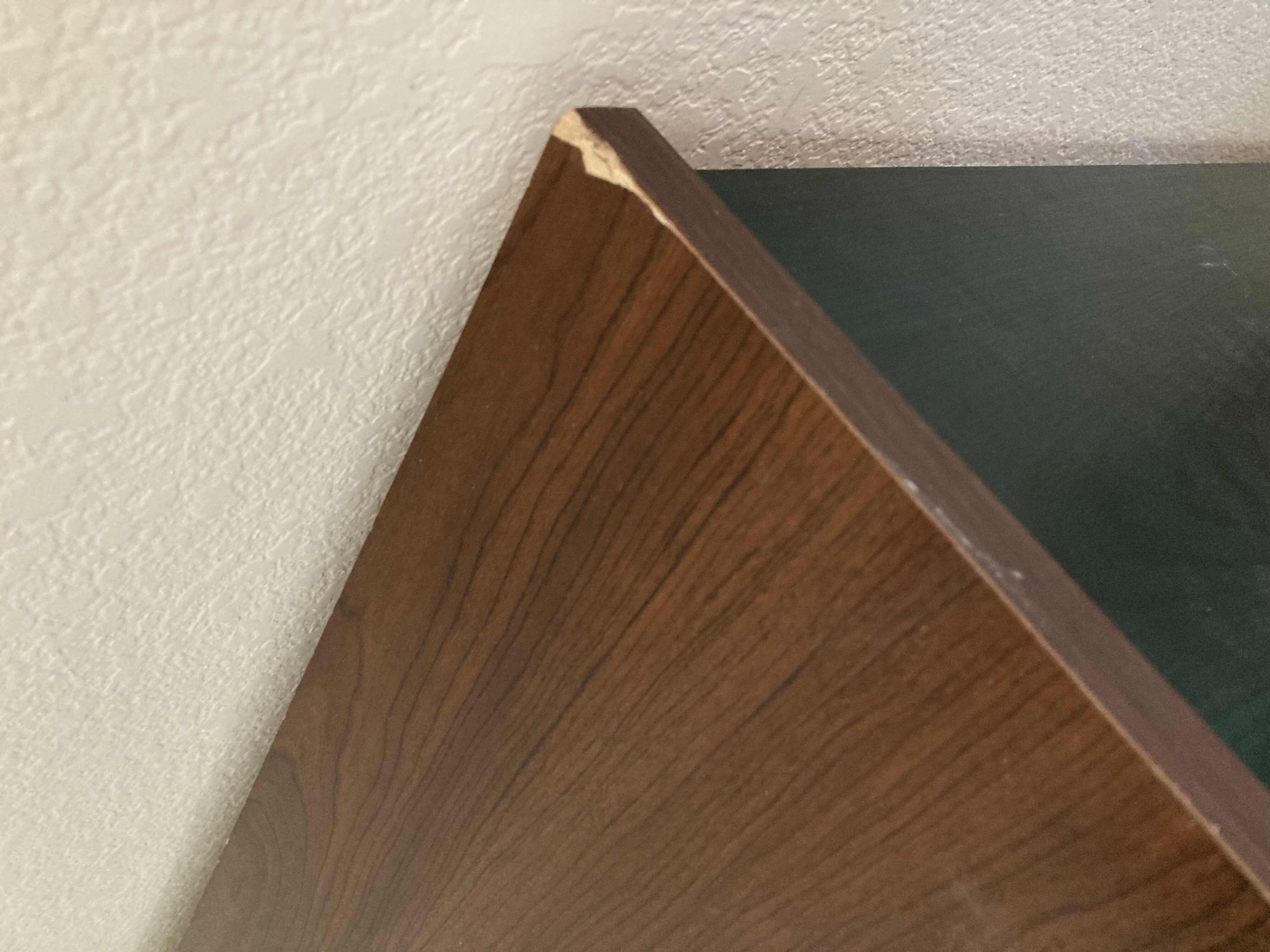 Photo 8 of PERDUE FURNITURE GREEN & WOOD FINISH 5 DRAWER WOOD CHEST DRESSER 32” X 18” H47.25”