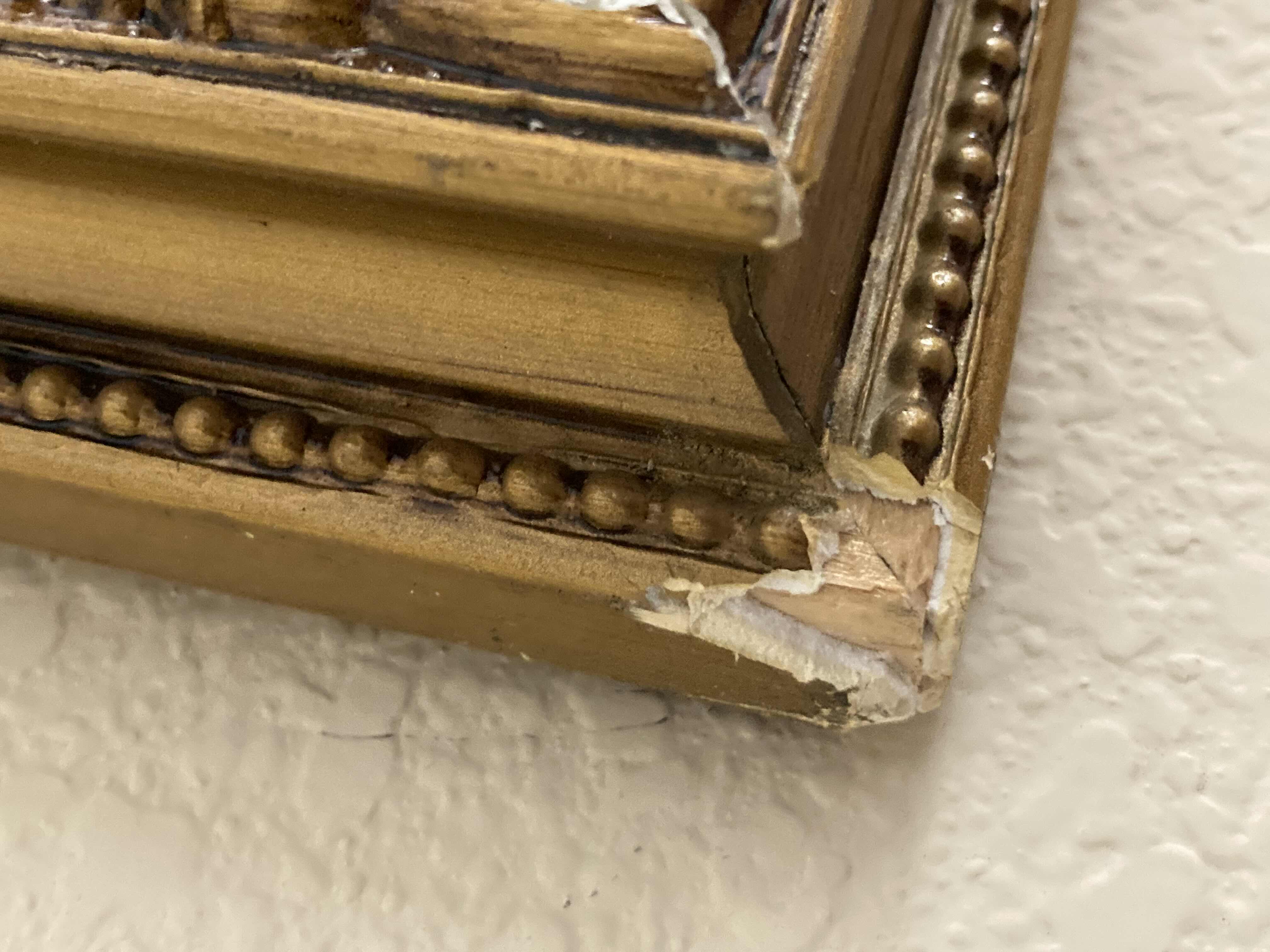 Photo 1 of VILLA ON THE COAST FRAMED CANVAS OIL PAINTING ARTWORK 41” X 29”