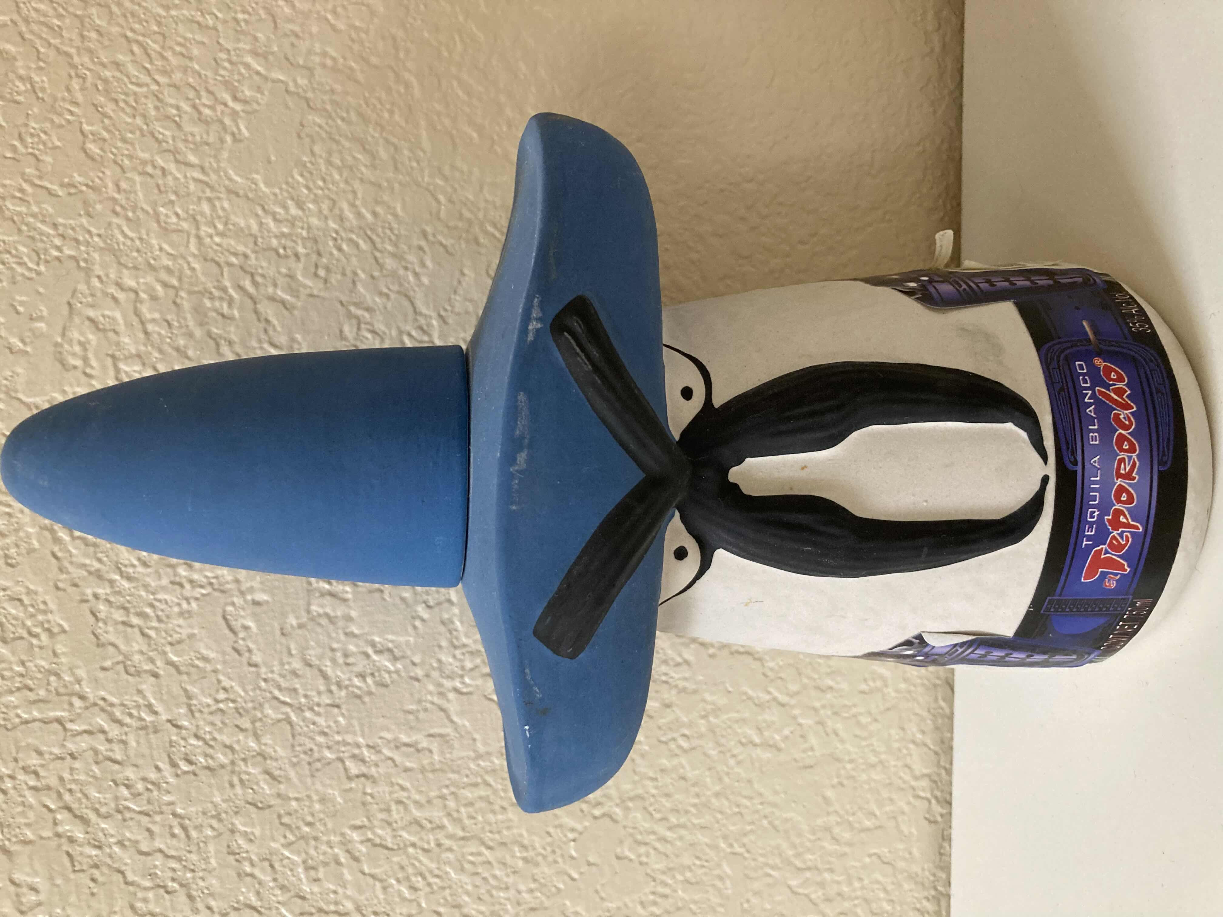 Photo 1 of EL TEPOROCHO TEQUILA CERAMIC DECANTER 750ML