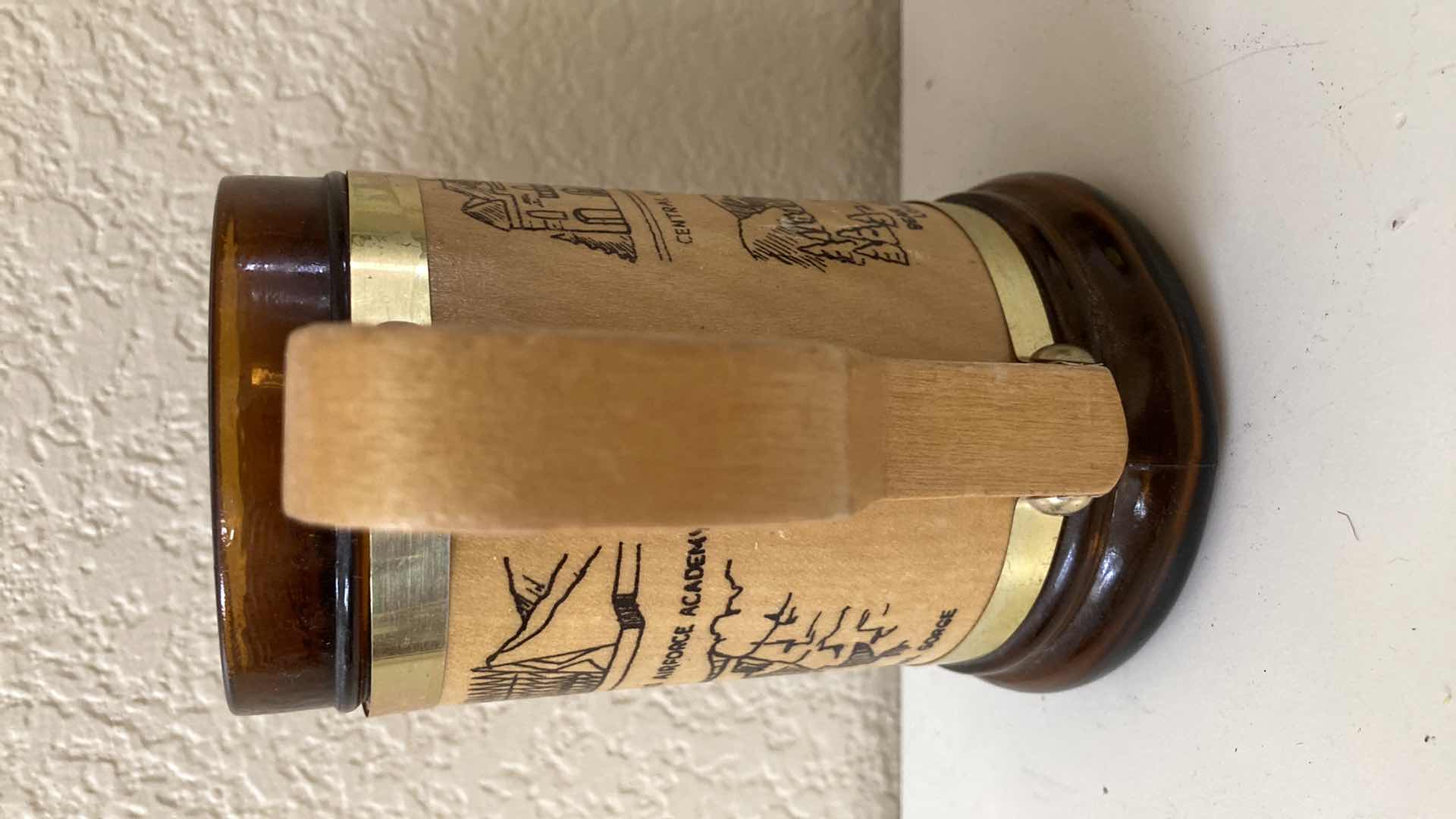 Photo 3 of COLORADO WOOD & GLASS STEIN 3.5” X 5.5”