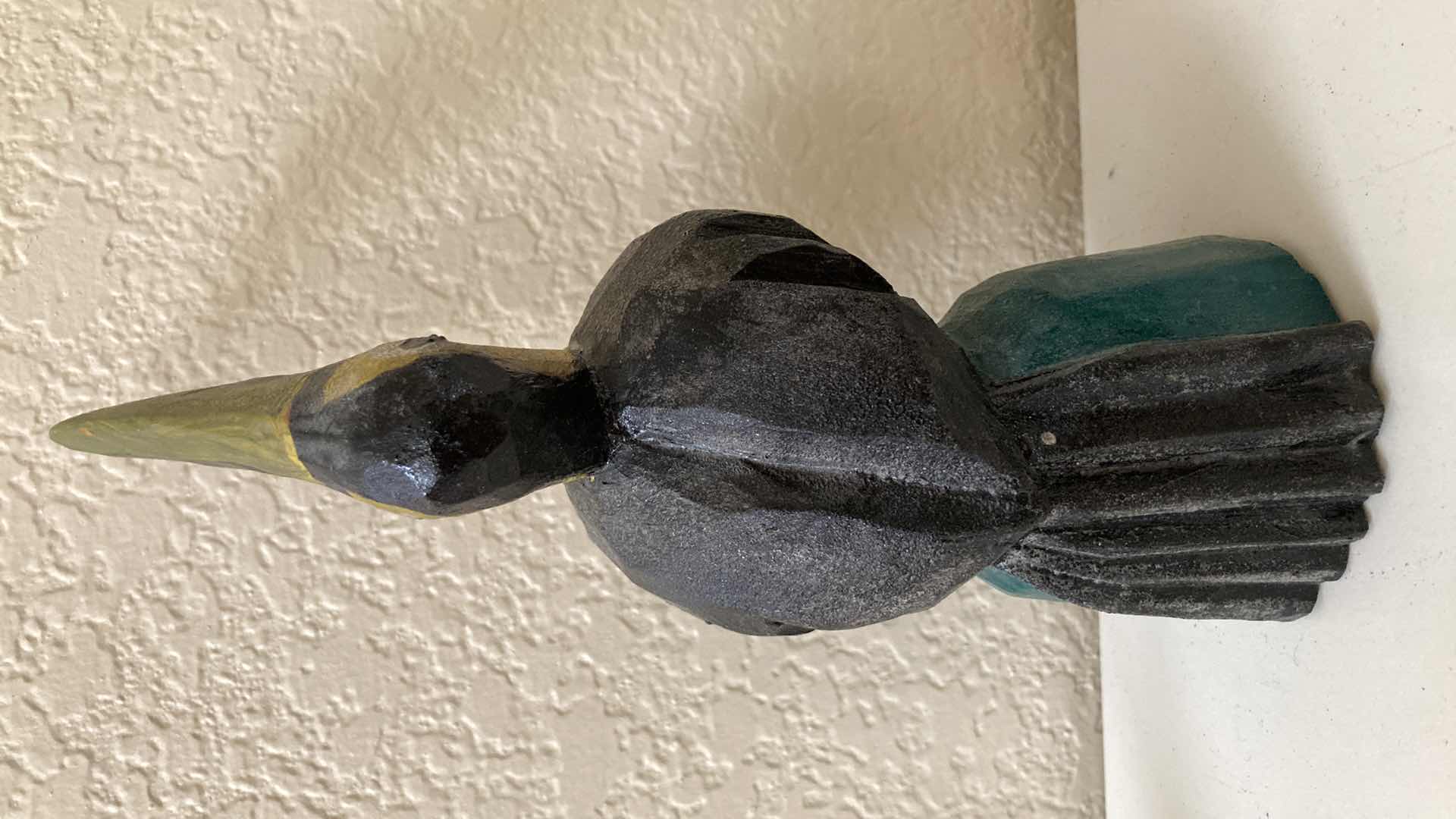 Photo 8 of HAND CARVED WOOD ROADRUNNER H3” & HANDCRAFTED WOOD TOUCAN H8” DECOR