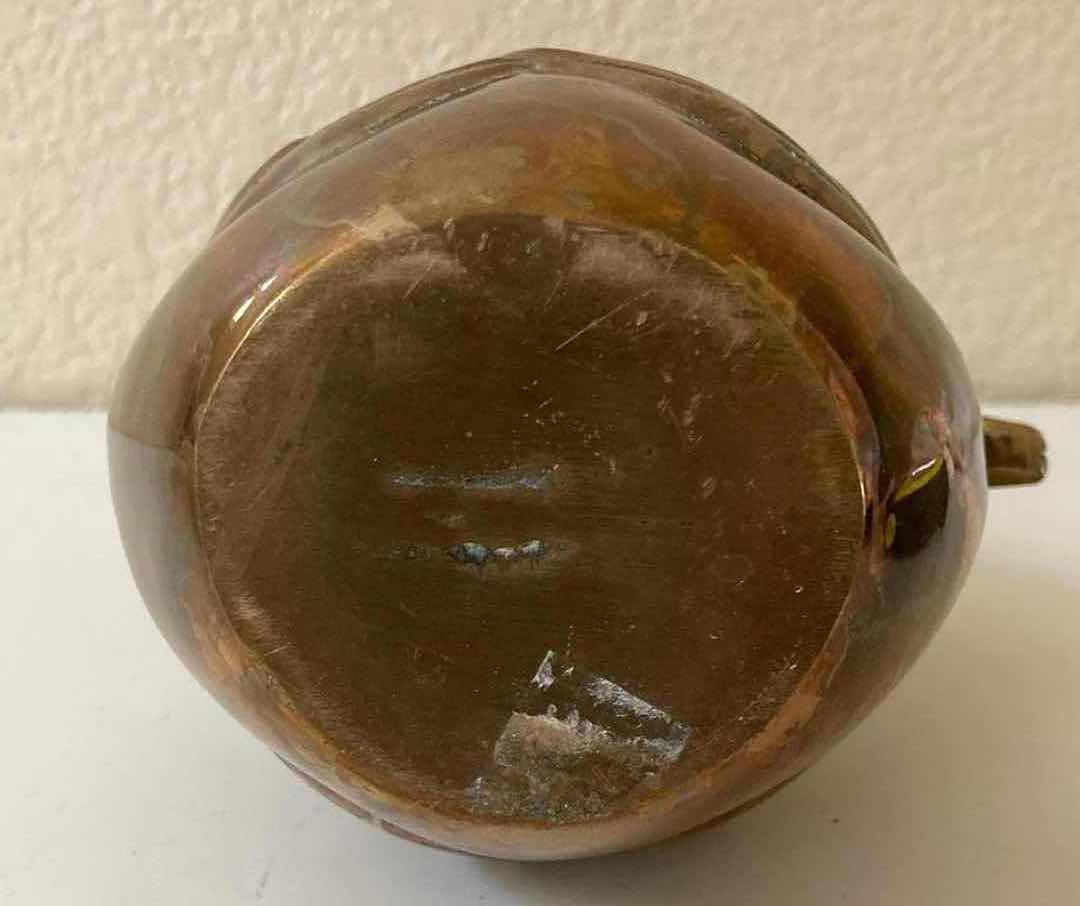 Photo 1 of BRASS DUCK THEMED VASE 6” X 7.75”