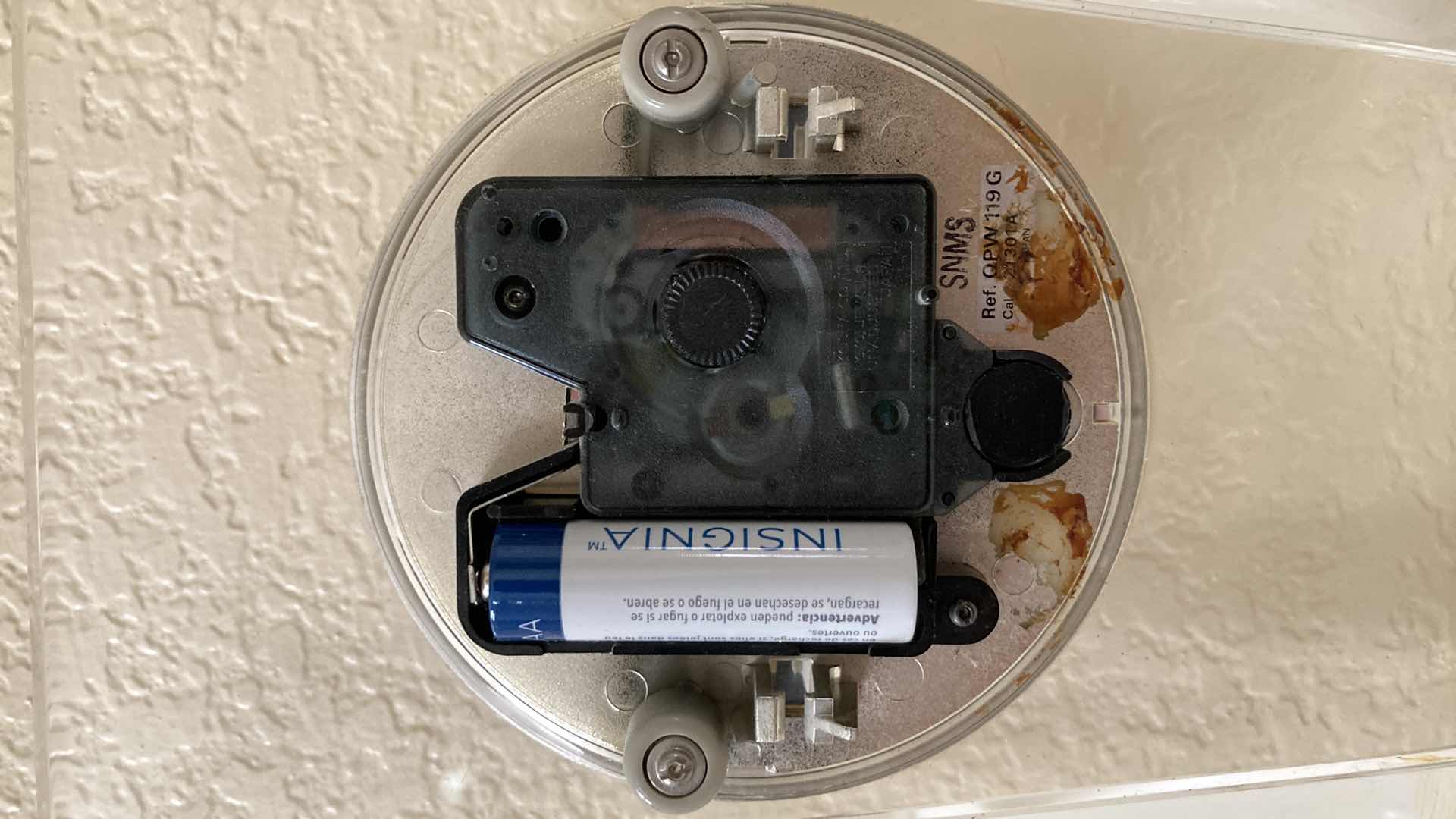 Photo 1 of SEIKO QUARTZ ACRYLIC DESK CLOCK 6.75” X 8.75”