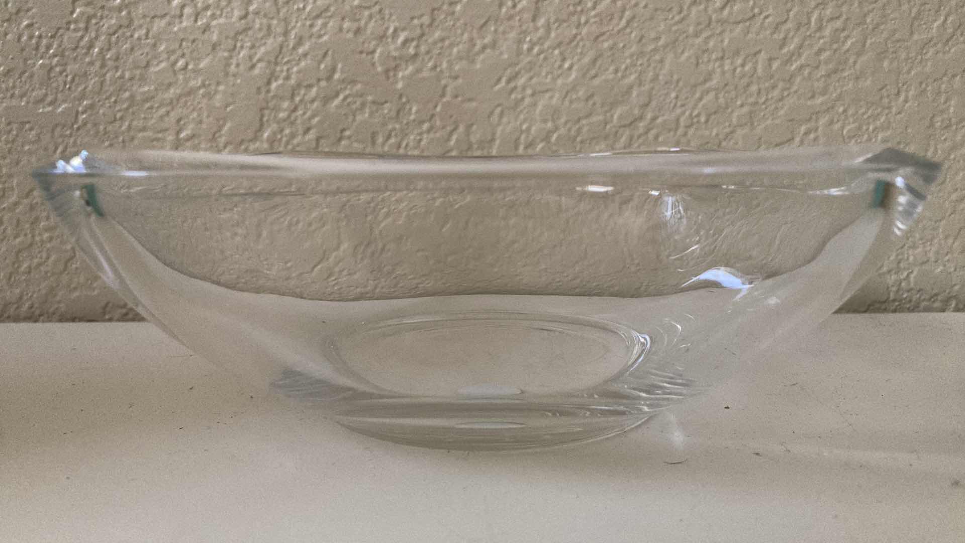 Photo 1 of TIFFANY & CO REGENT SEVEN SEAS CRUISES CRYSTAL BOWL W BOX 6.5” X 2.25”