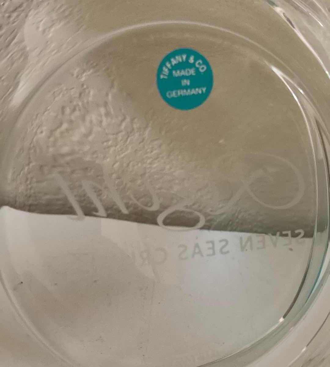 Photo 1 of TIFFANY & CO REGENT SEVEN SEAS CRUISES CRYSTAL BOWL W BOX 6.5” X 2.25”