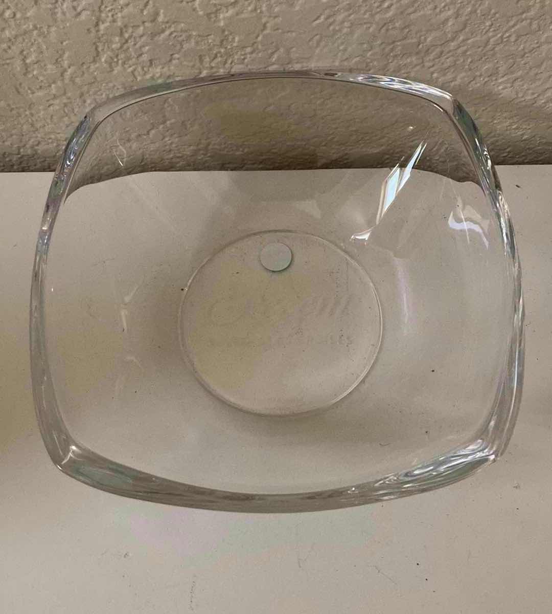 Photo 1 of TIFFANY & CO REGENT SEVEN SEAS CRUISES CRYSTAL BOWL W BOX 6.5” X 2.25”