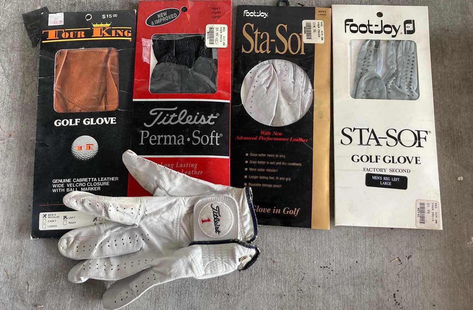 Photo 2 of GOLF ACCESSORIES SET- GOLF GLOVES, BALLS & NAIL/MARKERS VARIOUS BRANDS