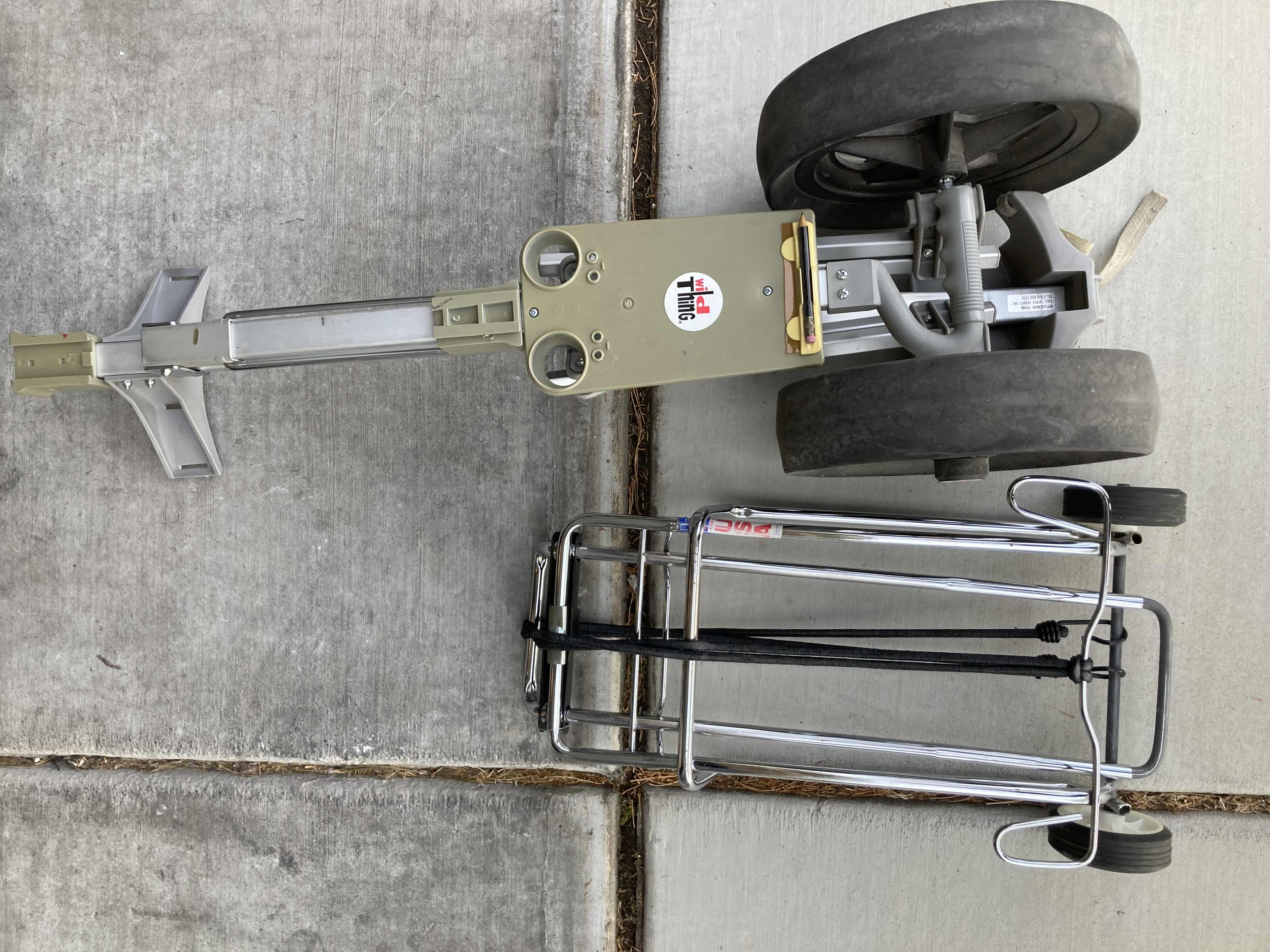 Photo 1 of GOLF DOLLIES (2) & GOLF CLUBS W BAG