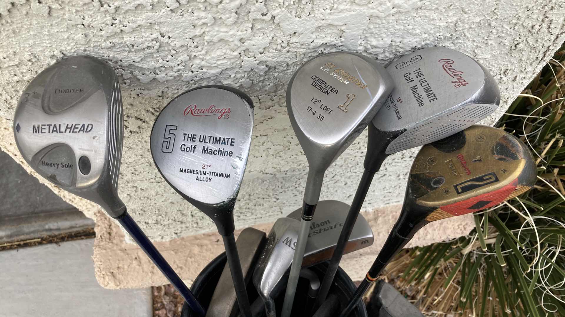 Photo 1 of GOLF DOLLIES (2) & GOLF CLUBS W BAG