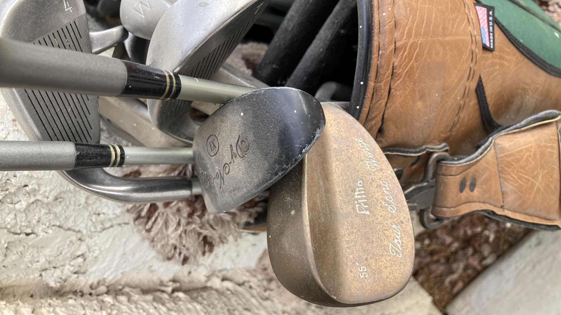 Photo 1 of GOLF BAGS W CLUBS- VARIOUS BRANDS